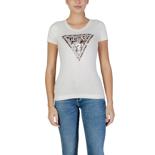 Guess T-shirt Dames Wit #2449441