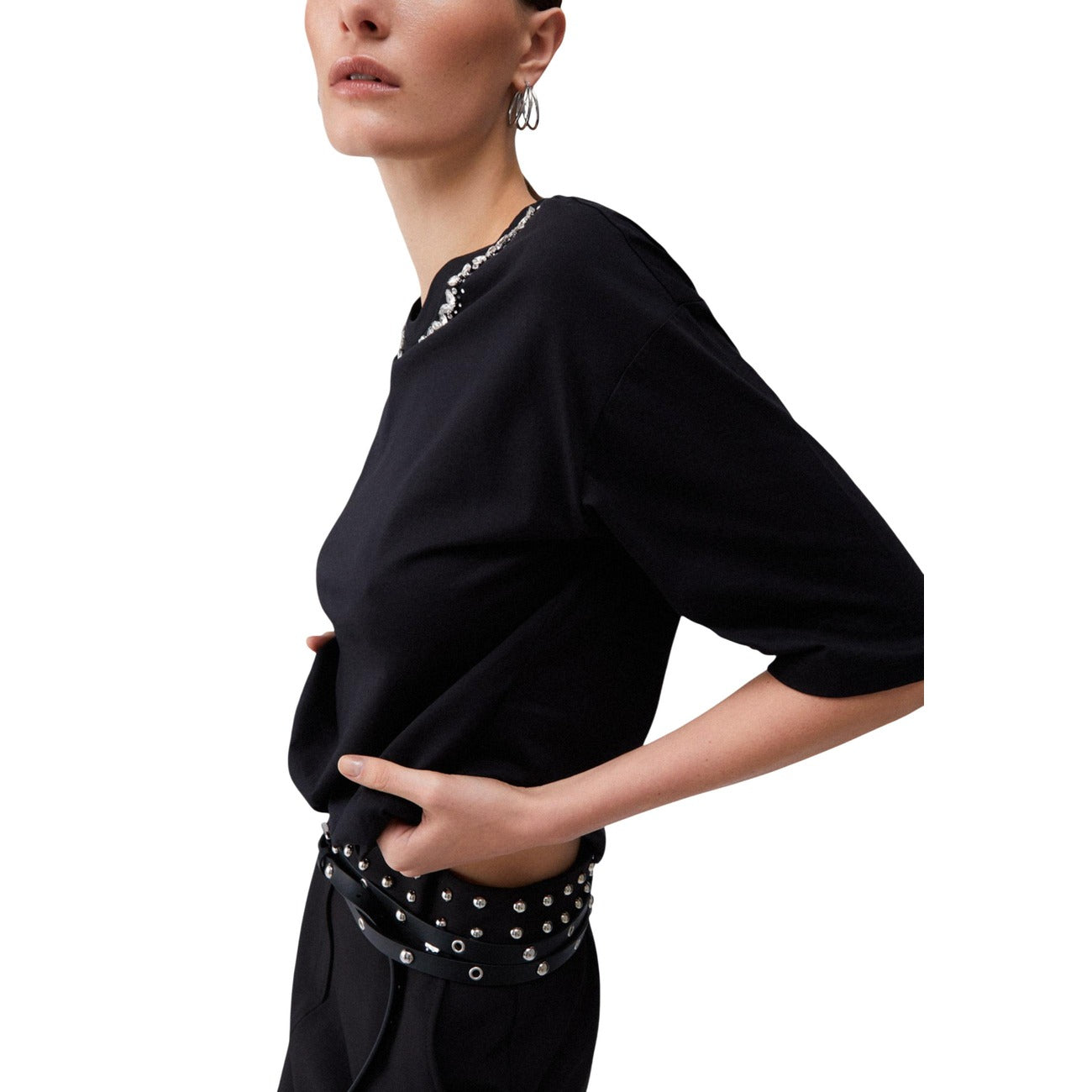 Liu Jo T-shirt Dames Zwart #2450722