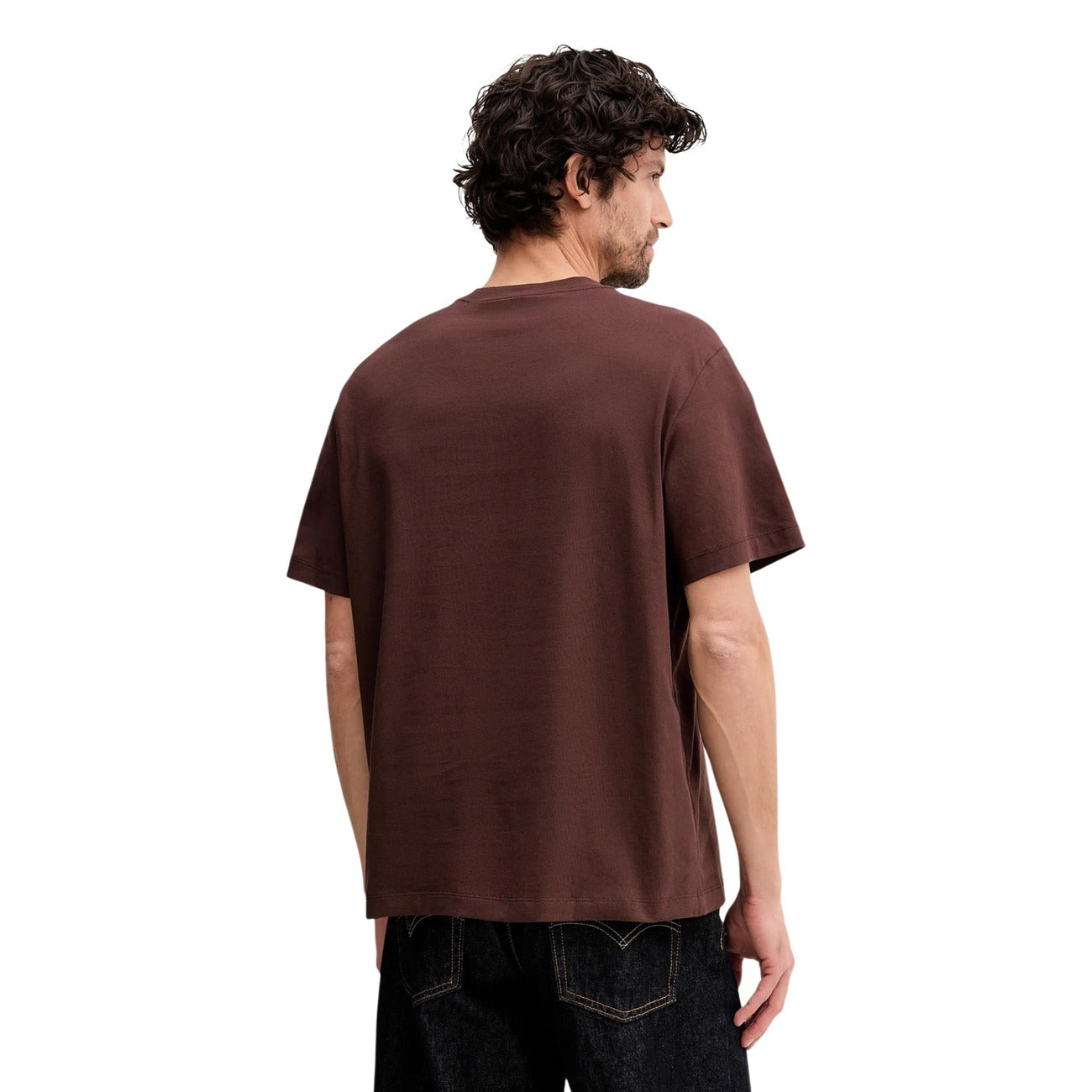 Calvin Klein Jeans T-shirt Men Brown #2469620