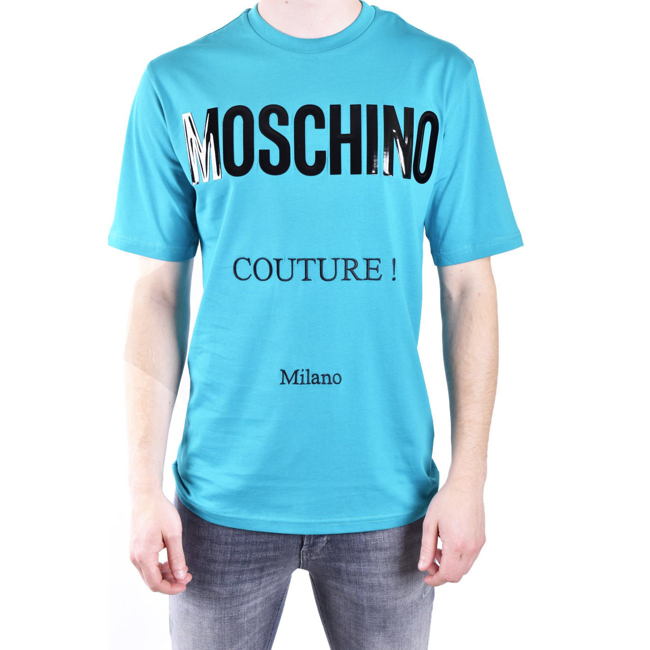 Moschino T-shirt Heren Lichtblauw #2424544