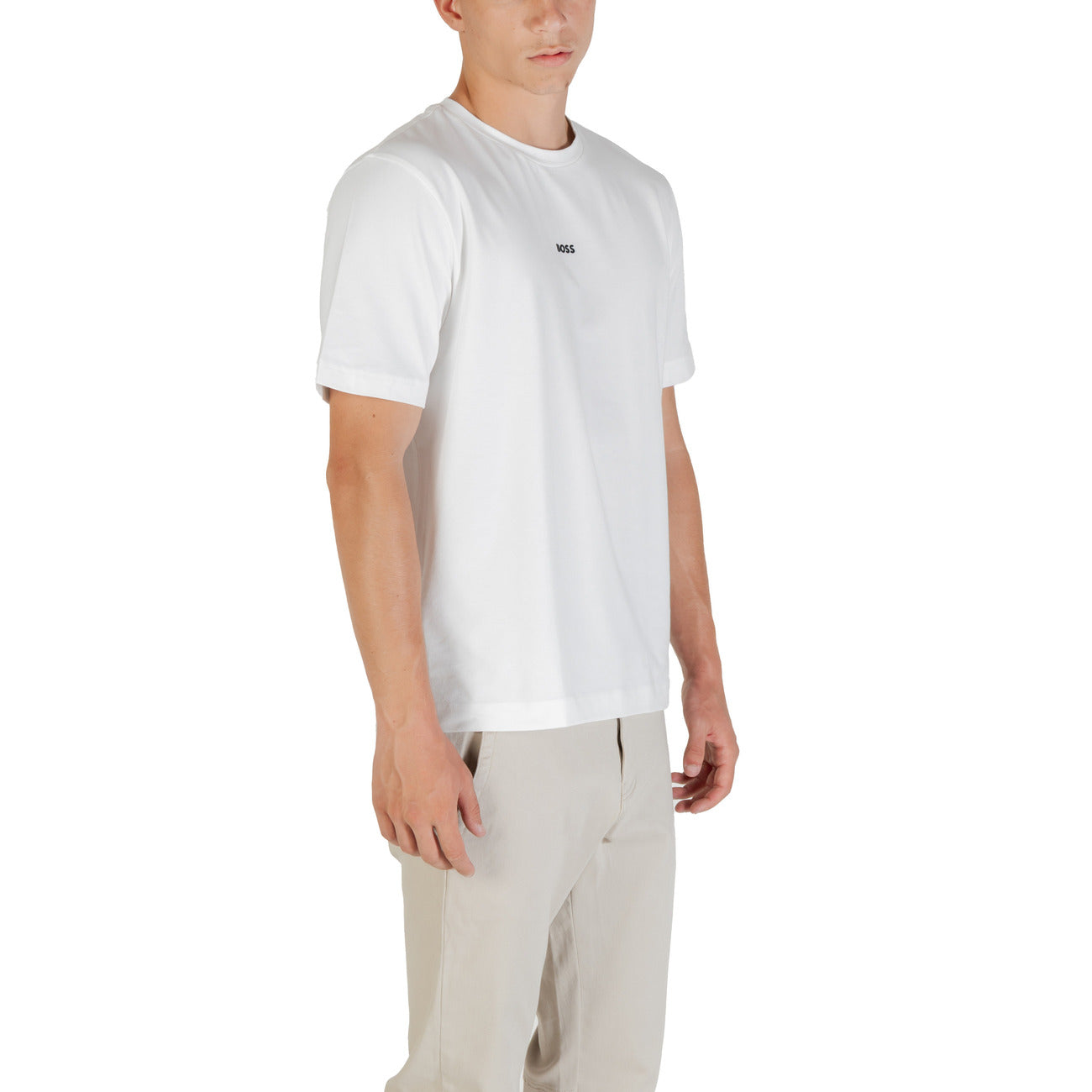Boss T-shirt Heren Wit Wit