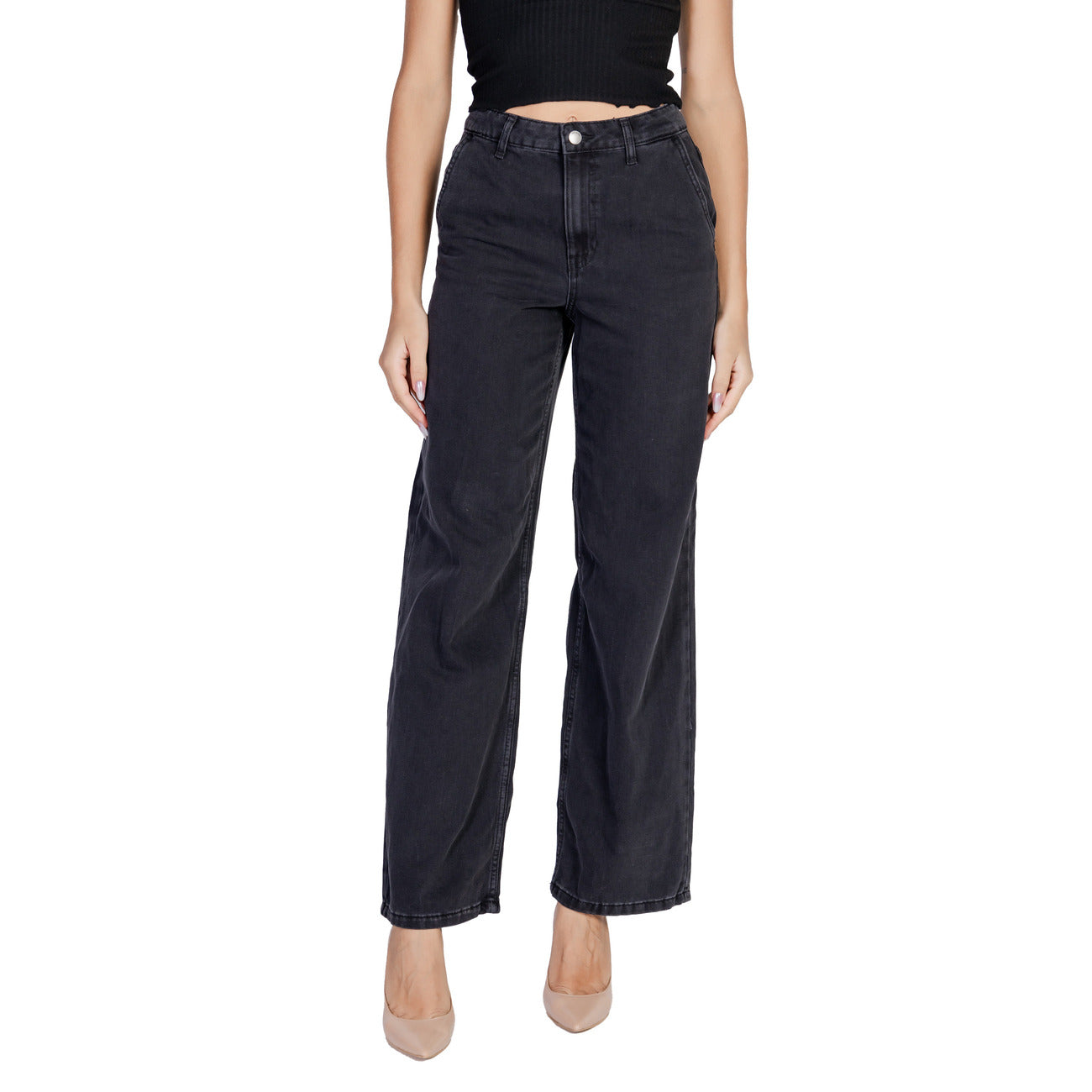 Jacqueline De Yong Jeans Damen Schwarz