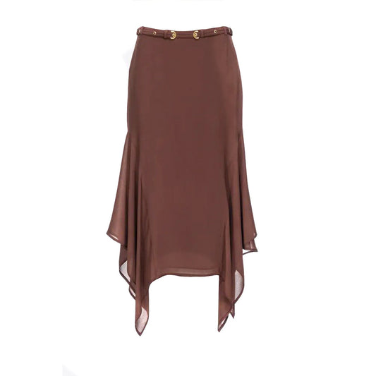 Pinko Skirt Women Brown Brown #2424393