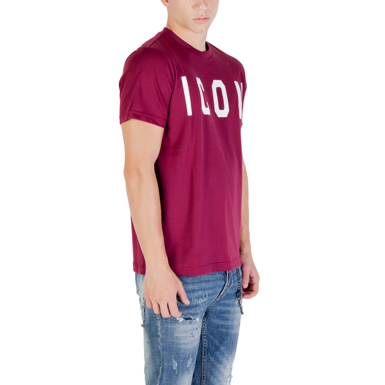 Icon T-Shirt Herren Bordeaux