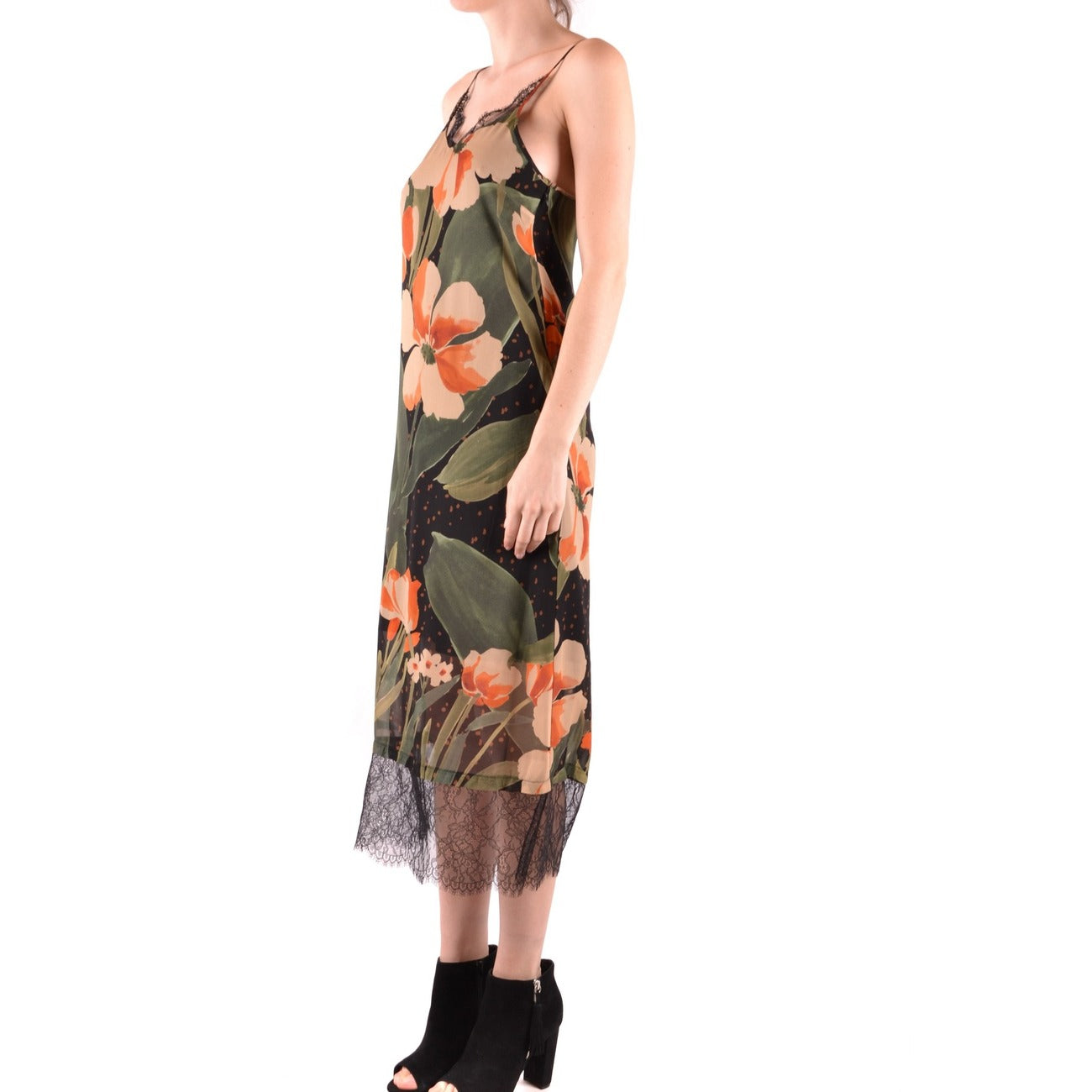 Twin-set Simona Barbieri Kleid Damen Multicolor