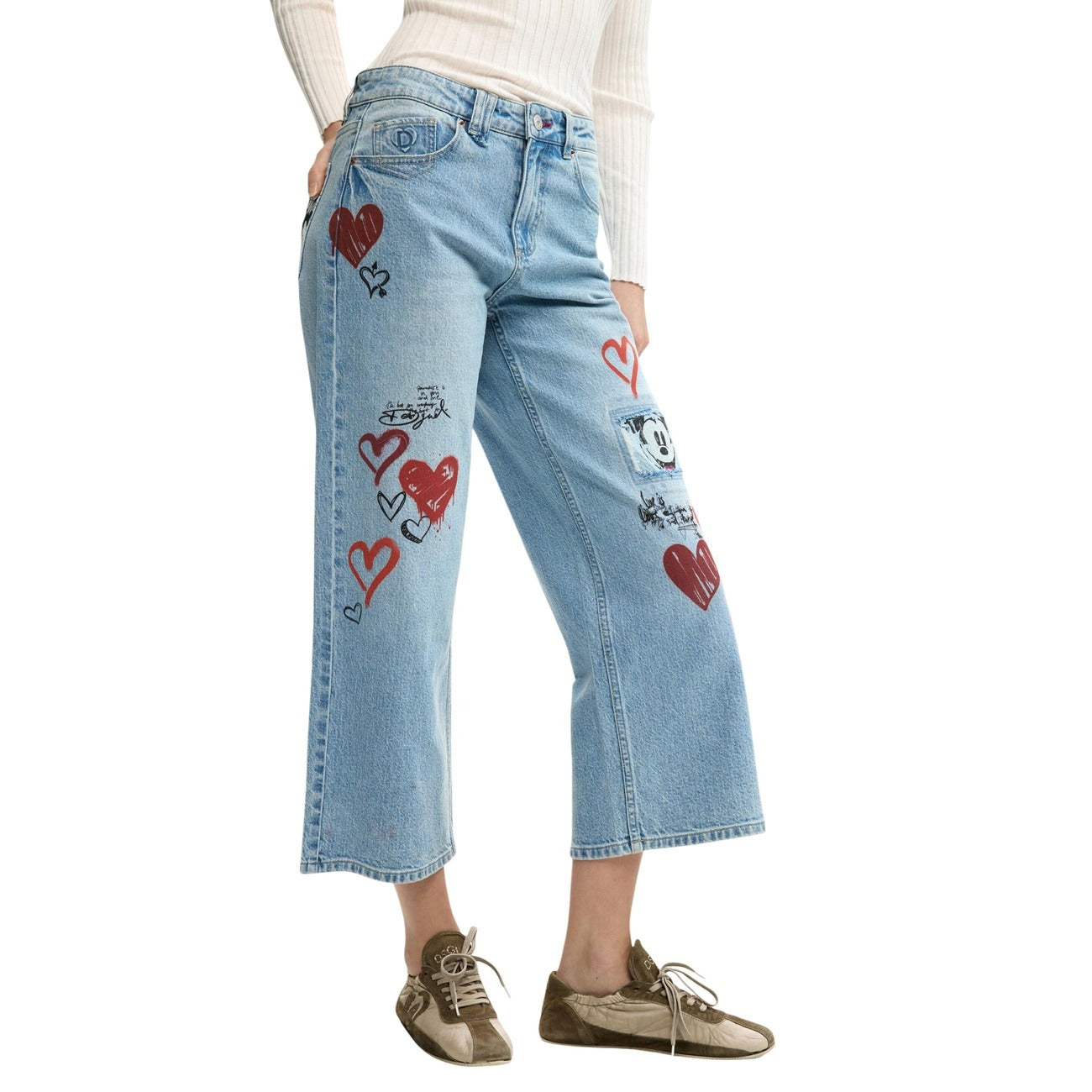 Desigual Jeans Damen Hellblau #2465801