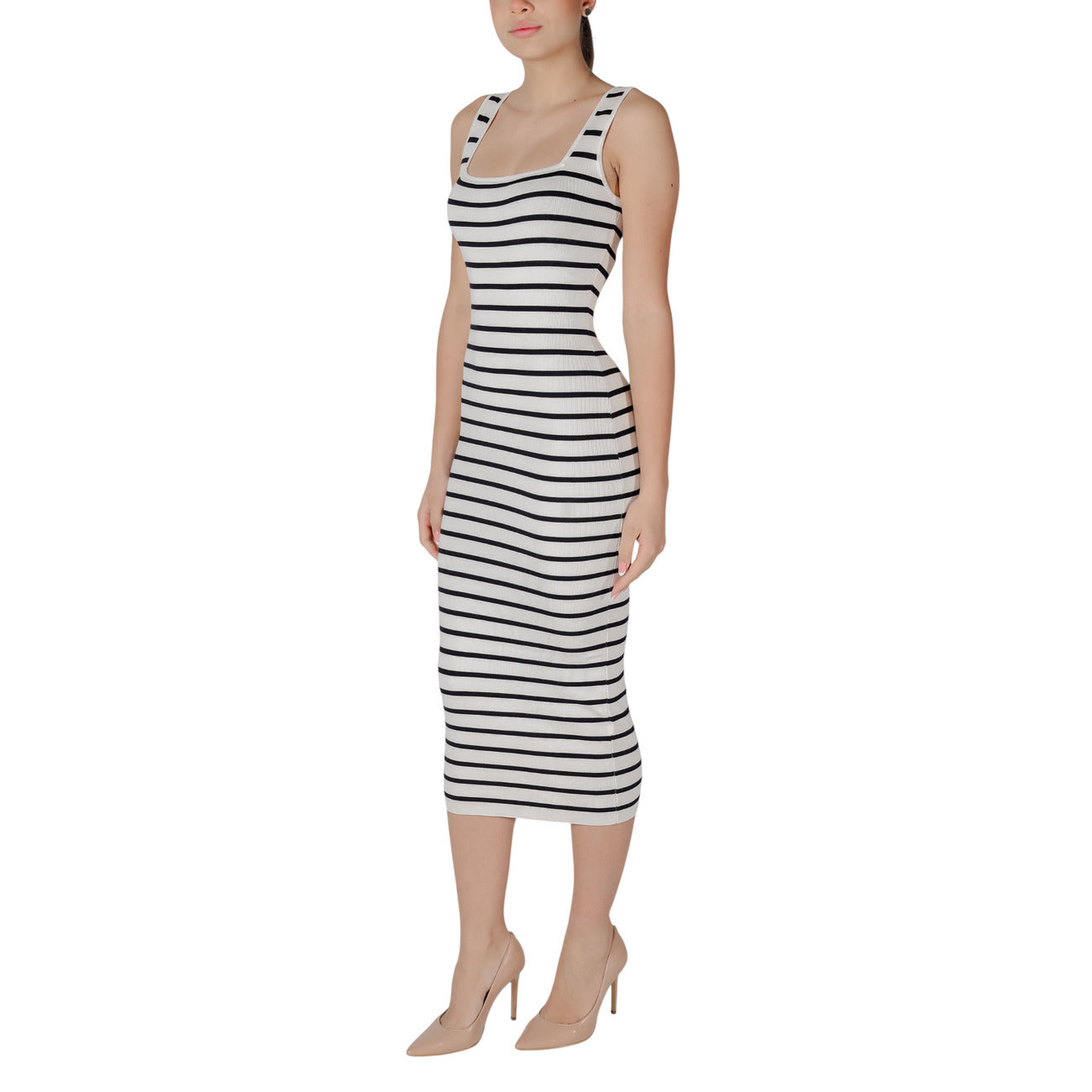 Morgan De Toi Jurk Dames Beige