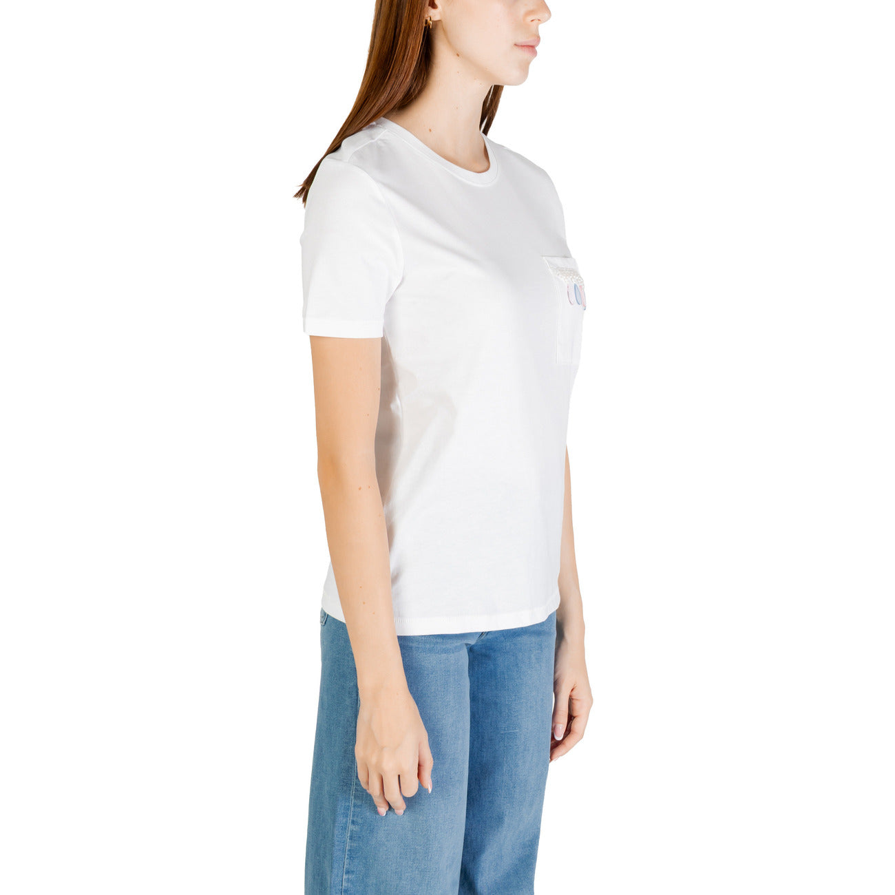 Only T-shirt Dames Wit #2425725