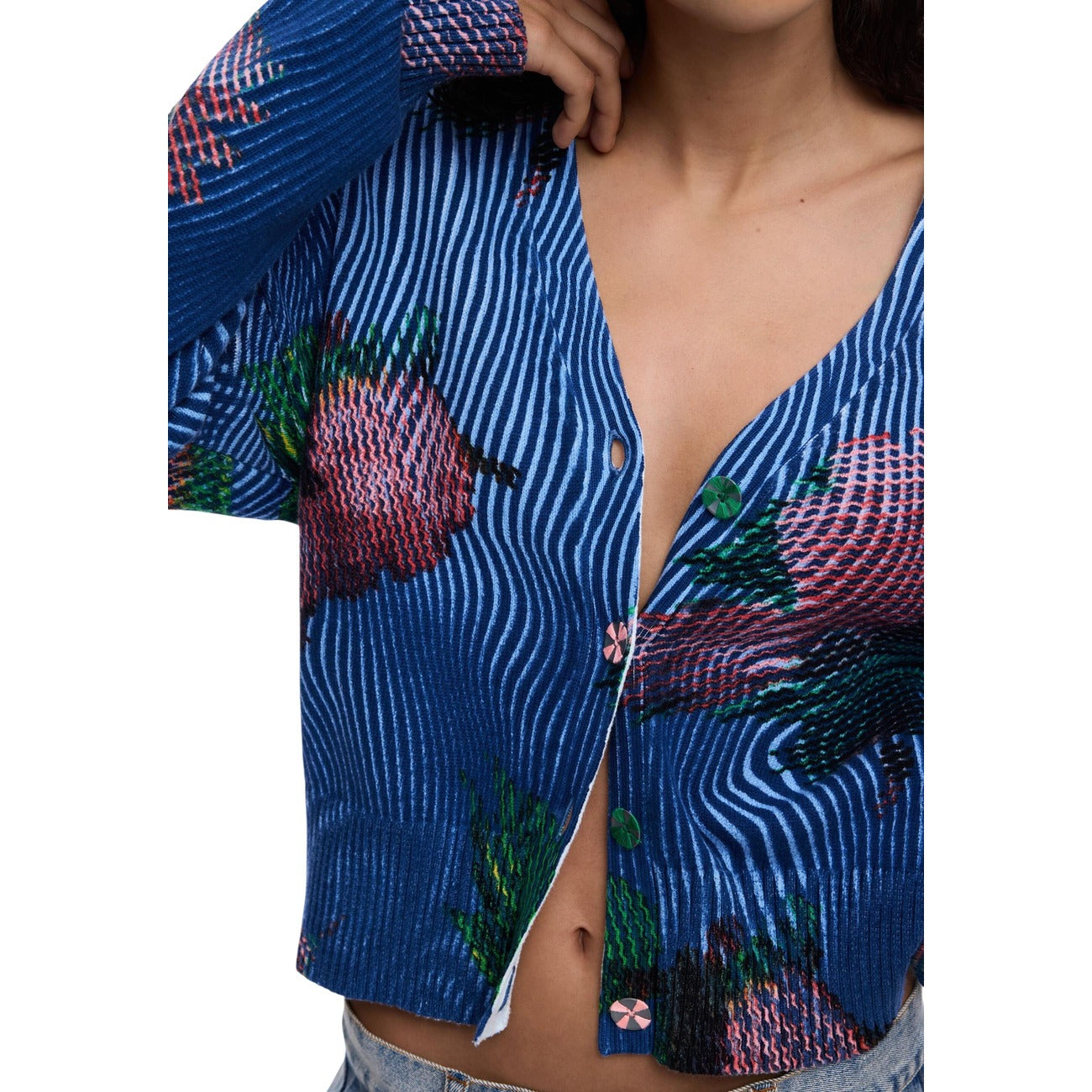 Desigual Cardigan Damen Blau