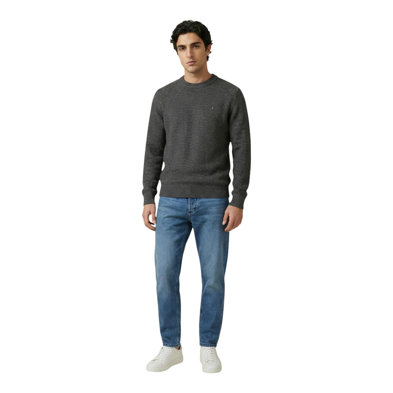 Tommy Hilfiger Jeans Breimode Heren Grijs