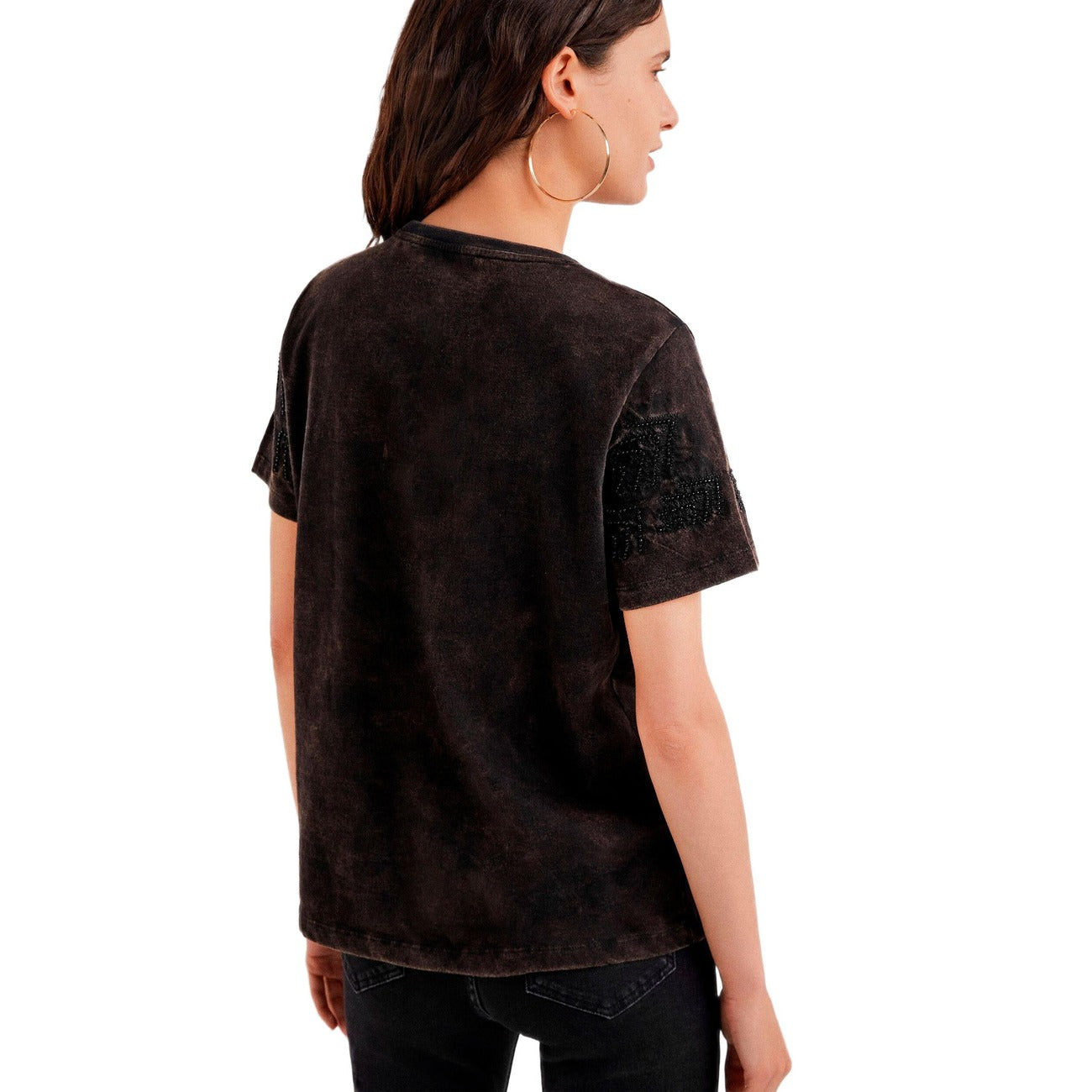 Desigual T-shirt Dames Zwart #343725
