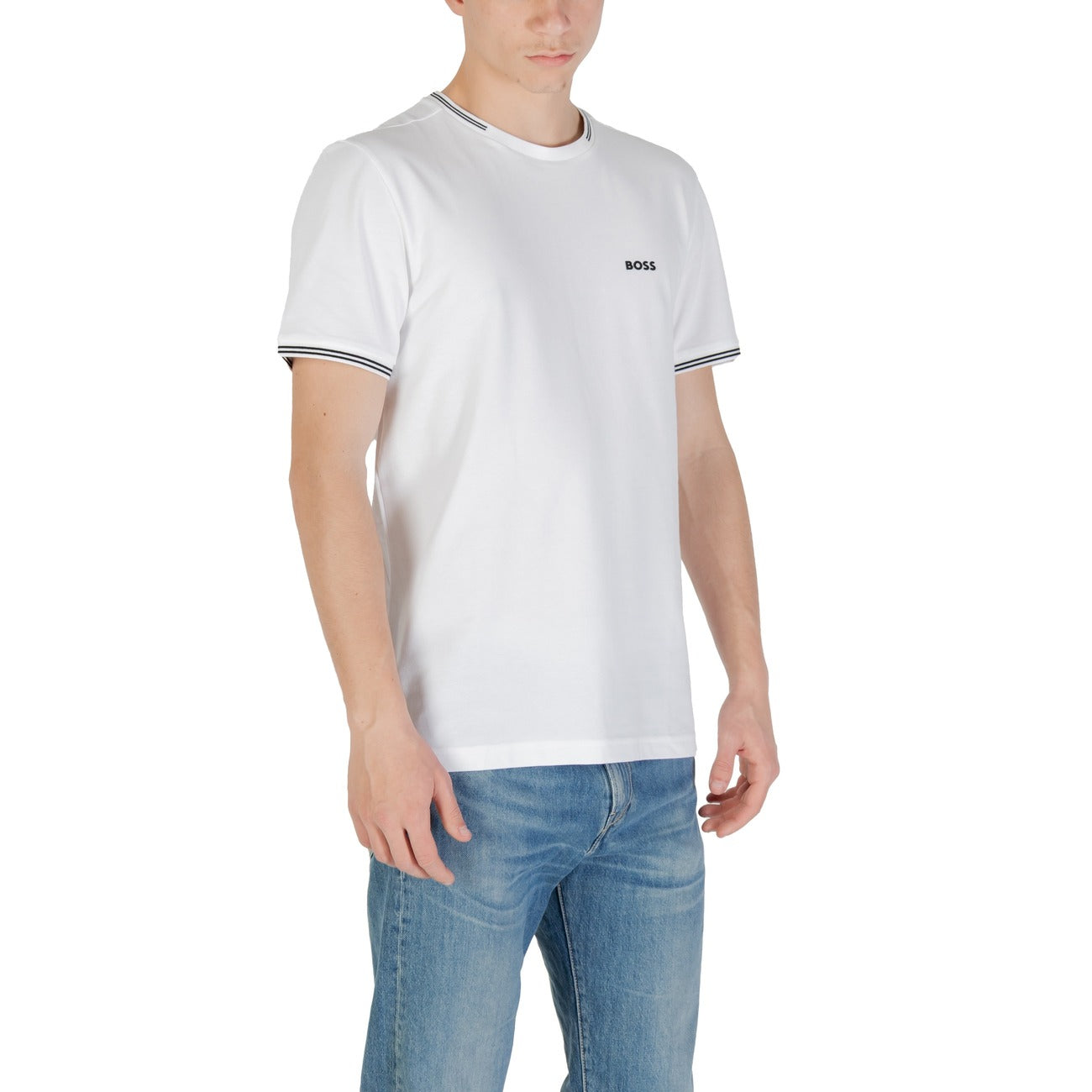 Boss T-shirt Heren Wit Wit #2421640