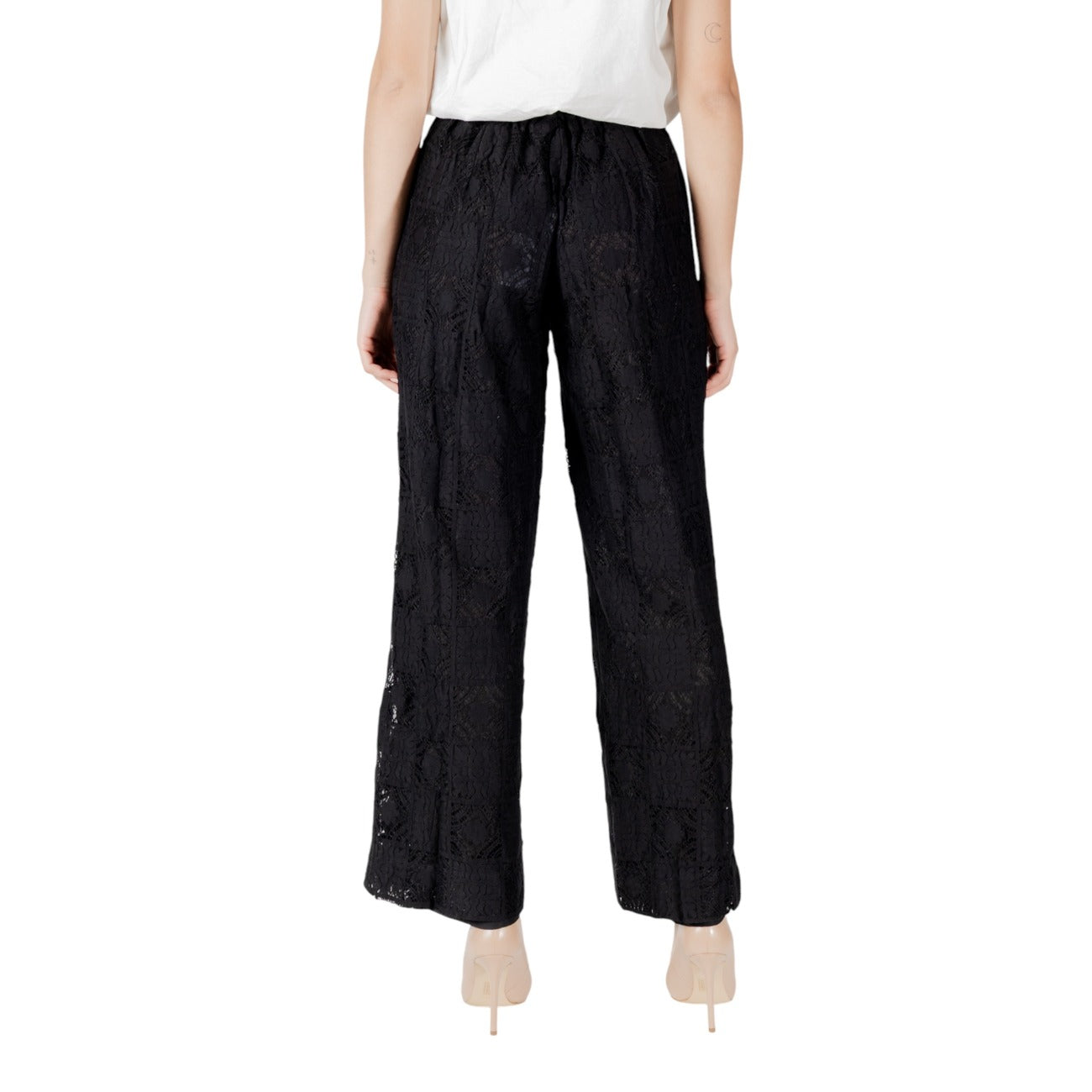 Vila Clothes Broek Dames Zwart