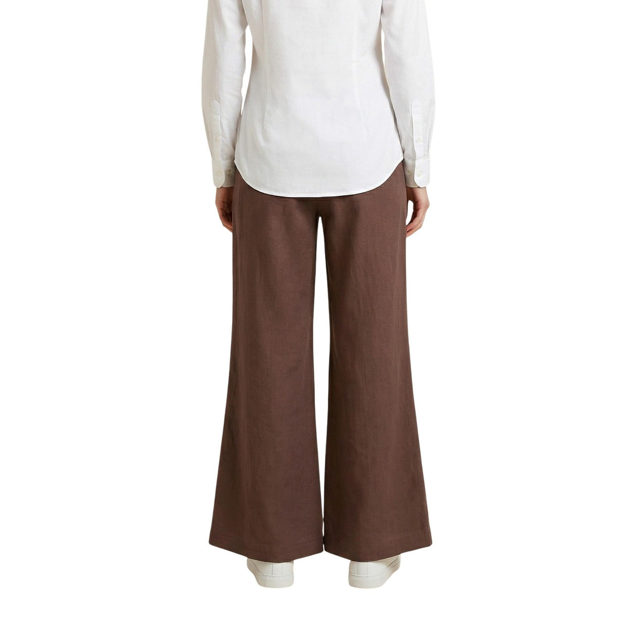 Only Trousers Women Brown Brown