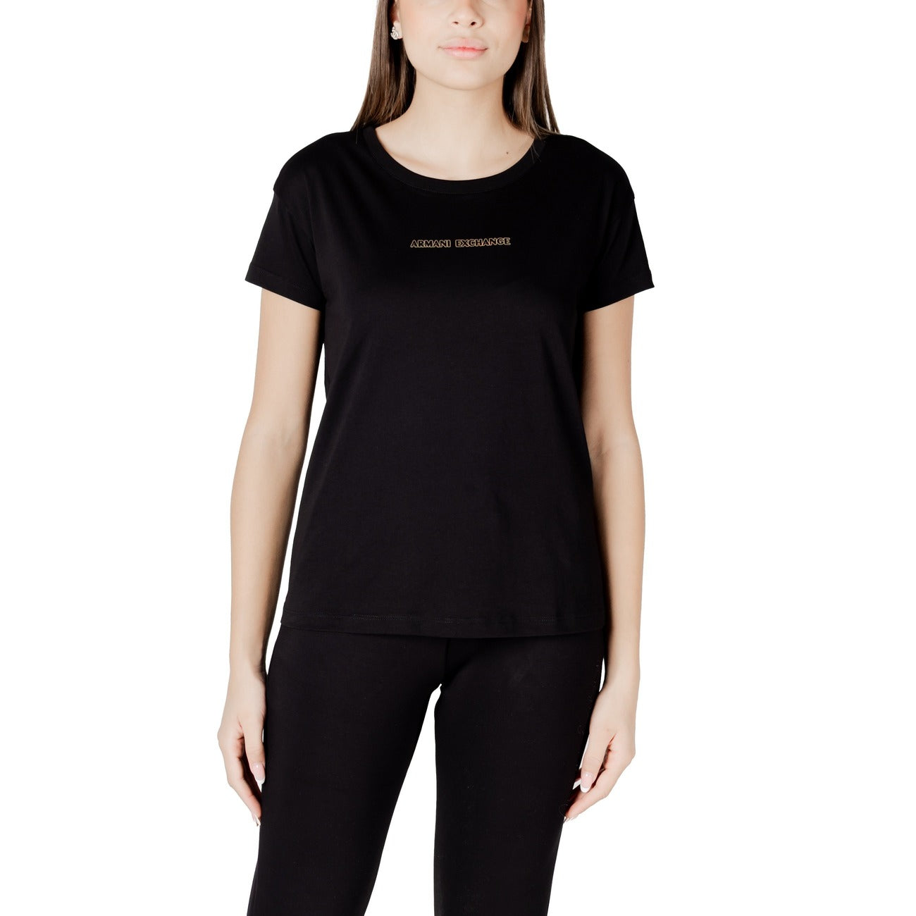 Armani Exchange T-shirt Dames Zwart #2418585