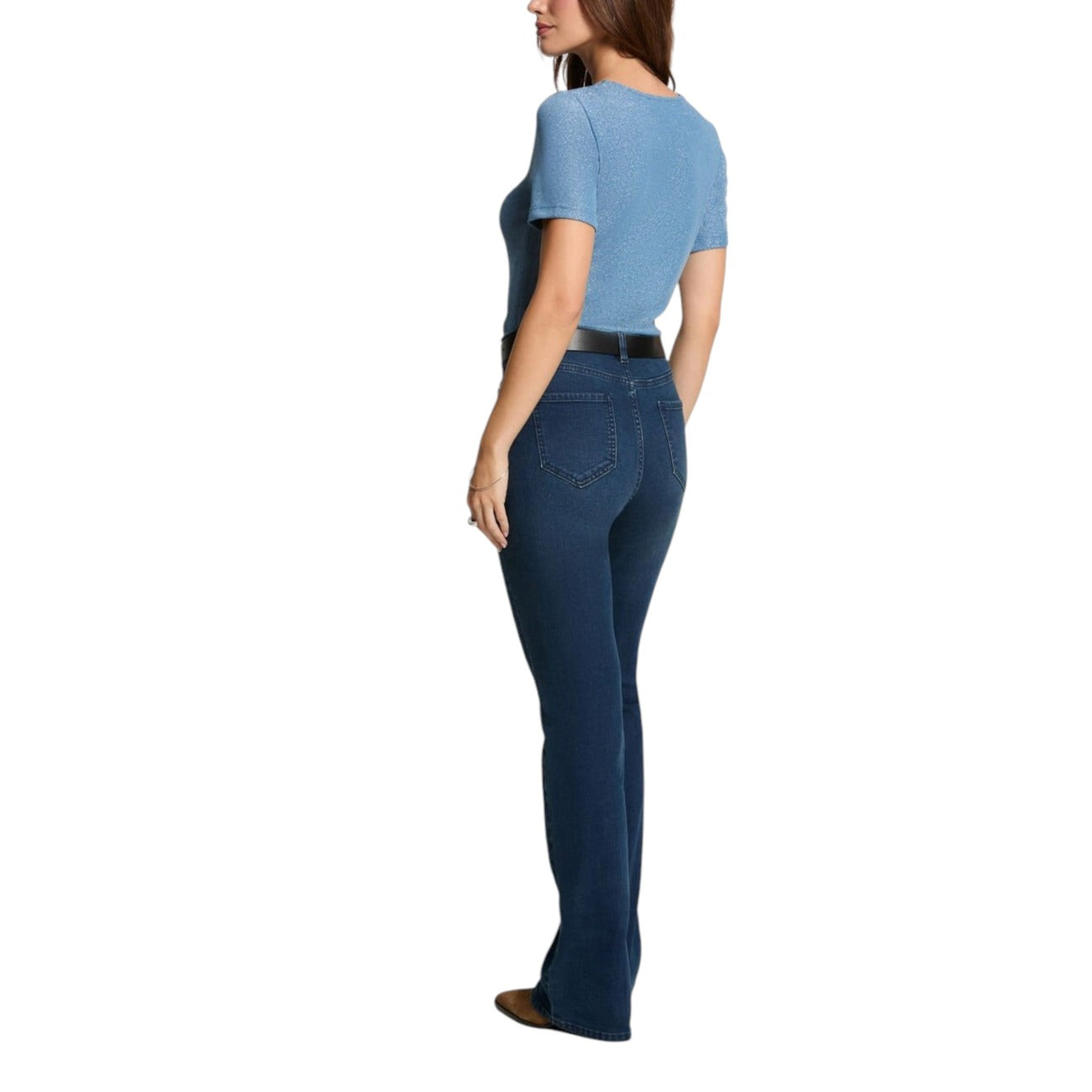 Morgan De Toi T-shirt Dames Lichtblauw #2411556