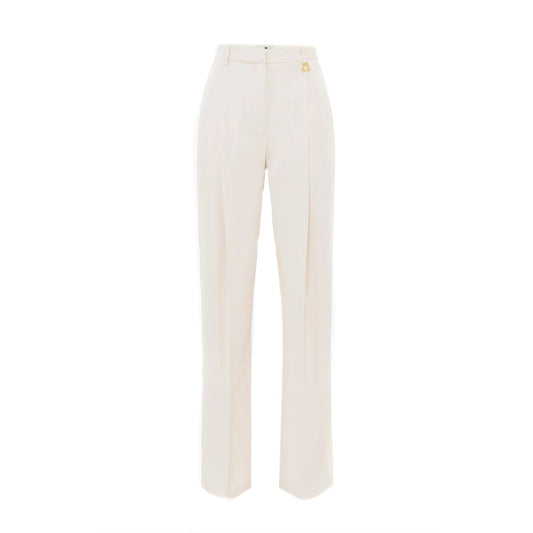 Elisabetta Franchi Broek Dames Beige