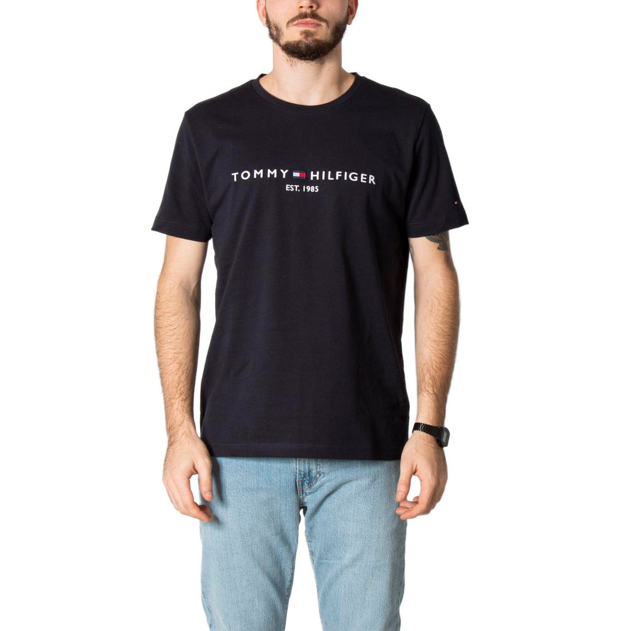Tommy Hilfiger Jeans T-Shirt Herren Schwarz #332892