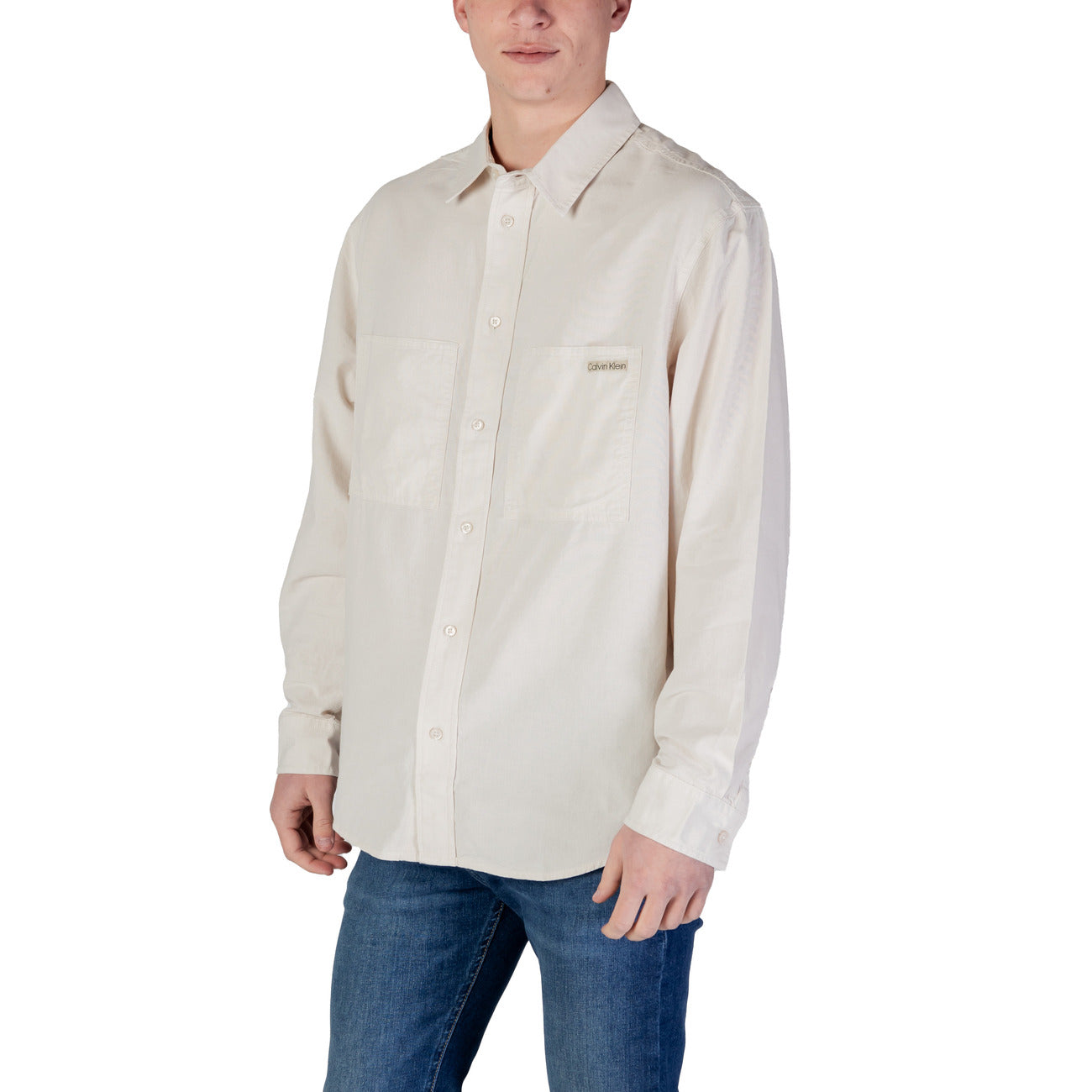 Calvin Klein Jeans Shirt Heren Beige #2409953