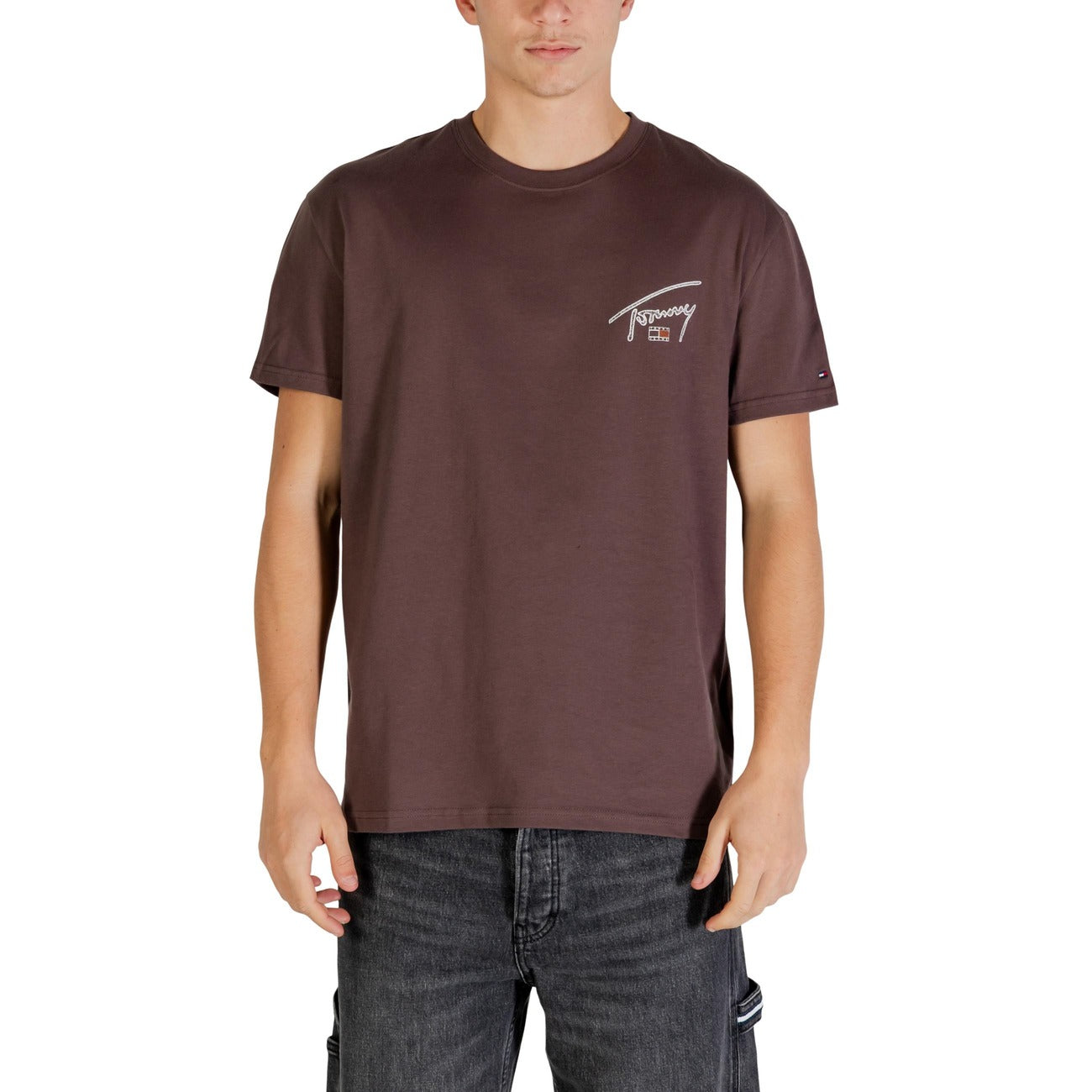 Tommy Hilfiger Jeans T-Shirt Herren Braun