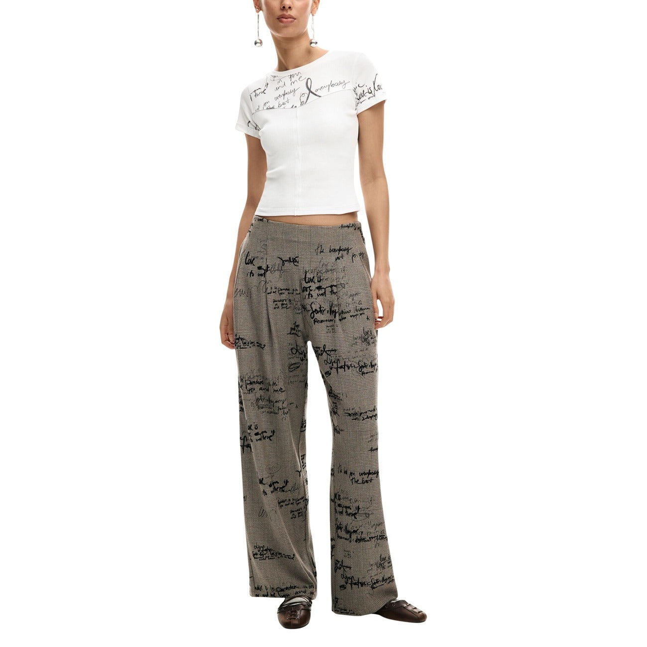 Desigual Hose Damen Grau