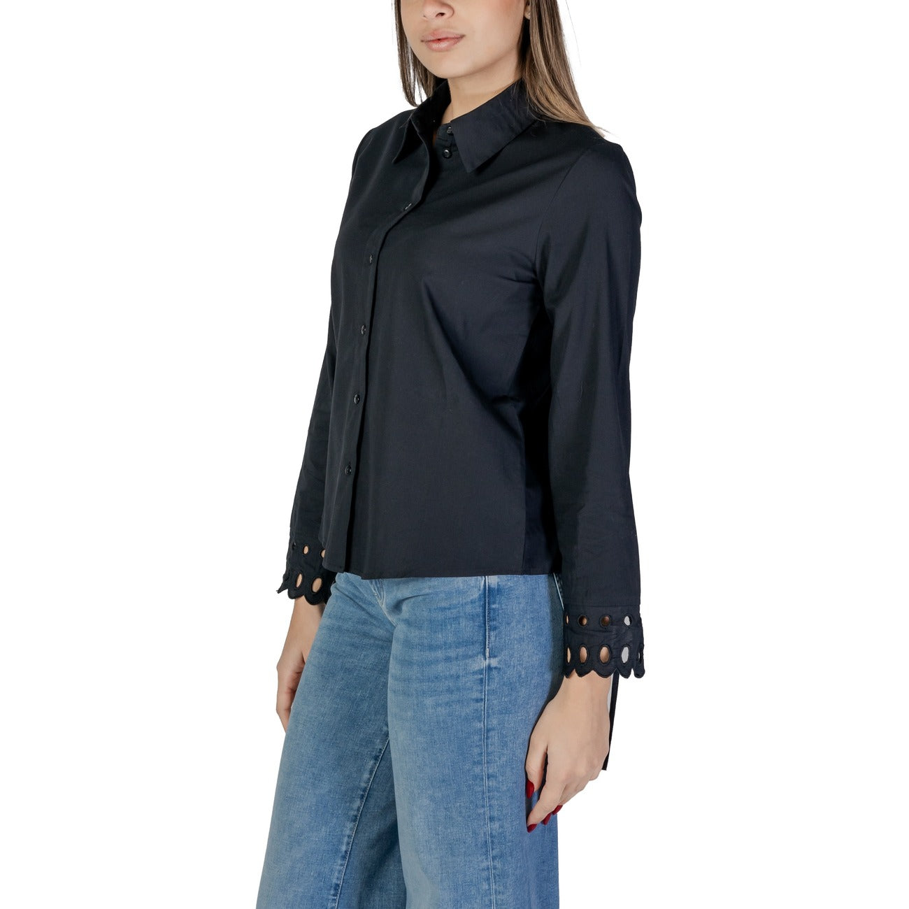 Jacqueline De Yong Shirt Damen Schwarz #2383151