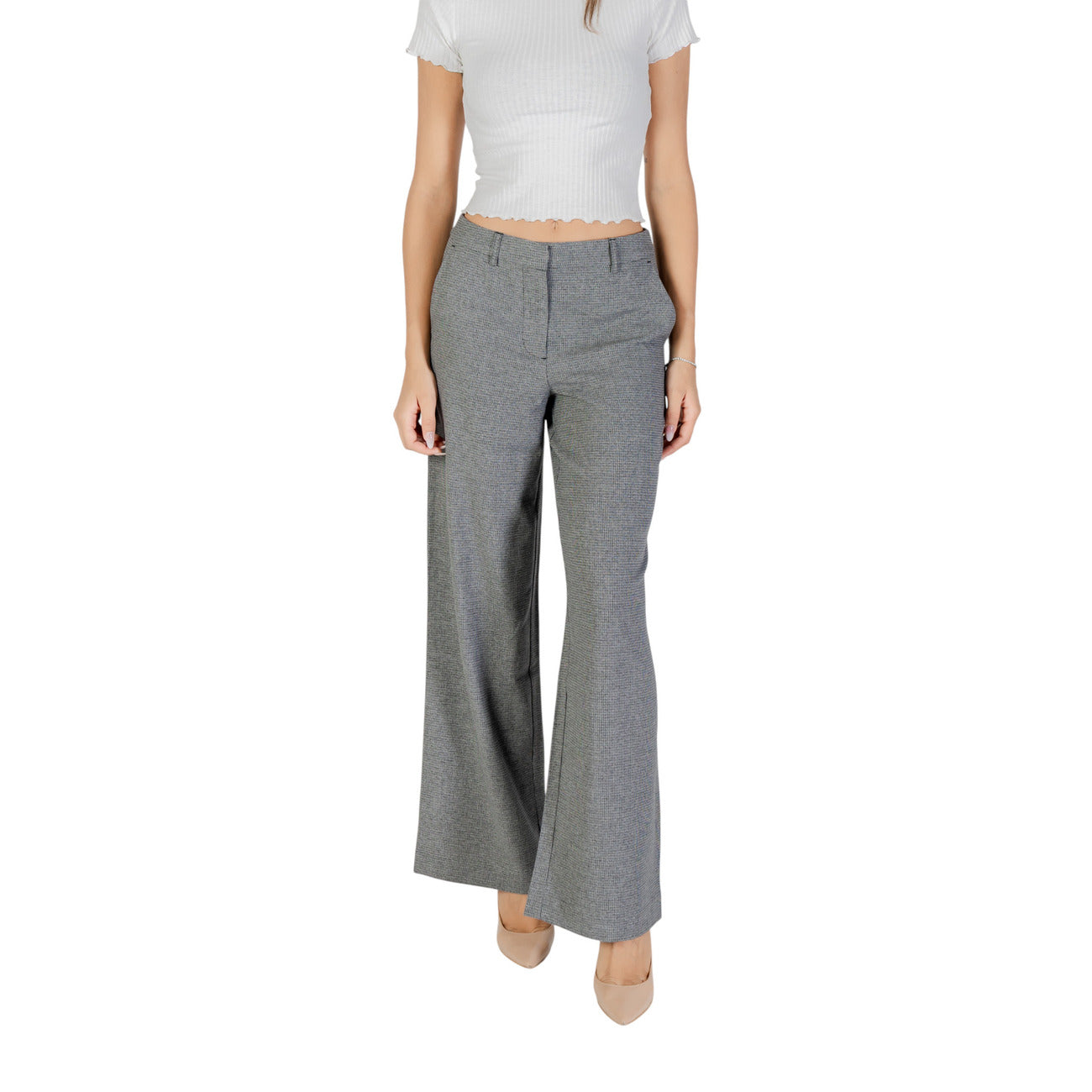 Only Broek Dames Grijs