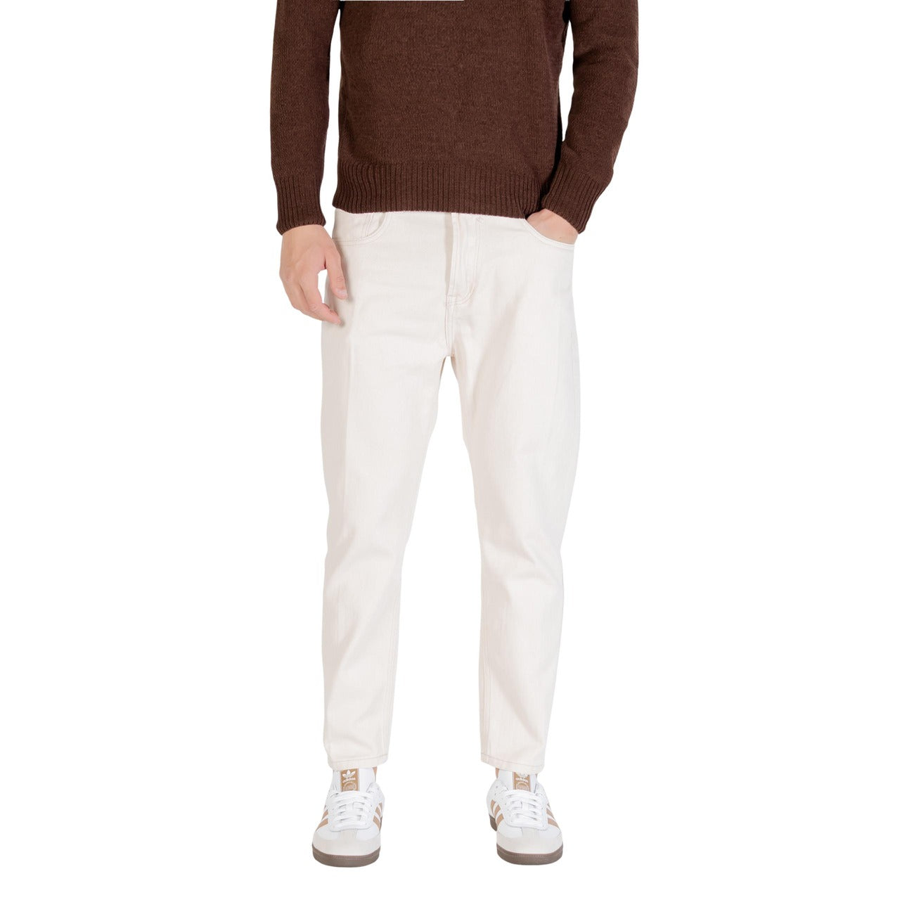 Gianni Lupo Jeans Herren Weiß