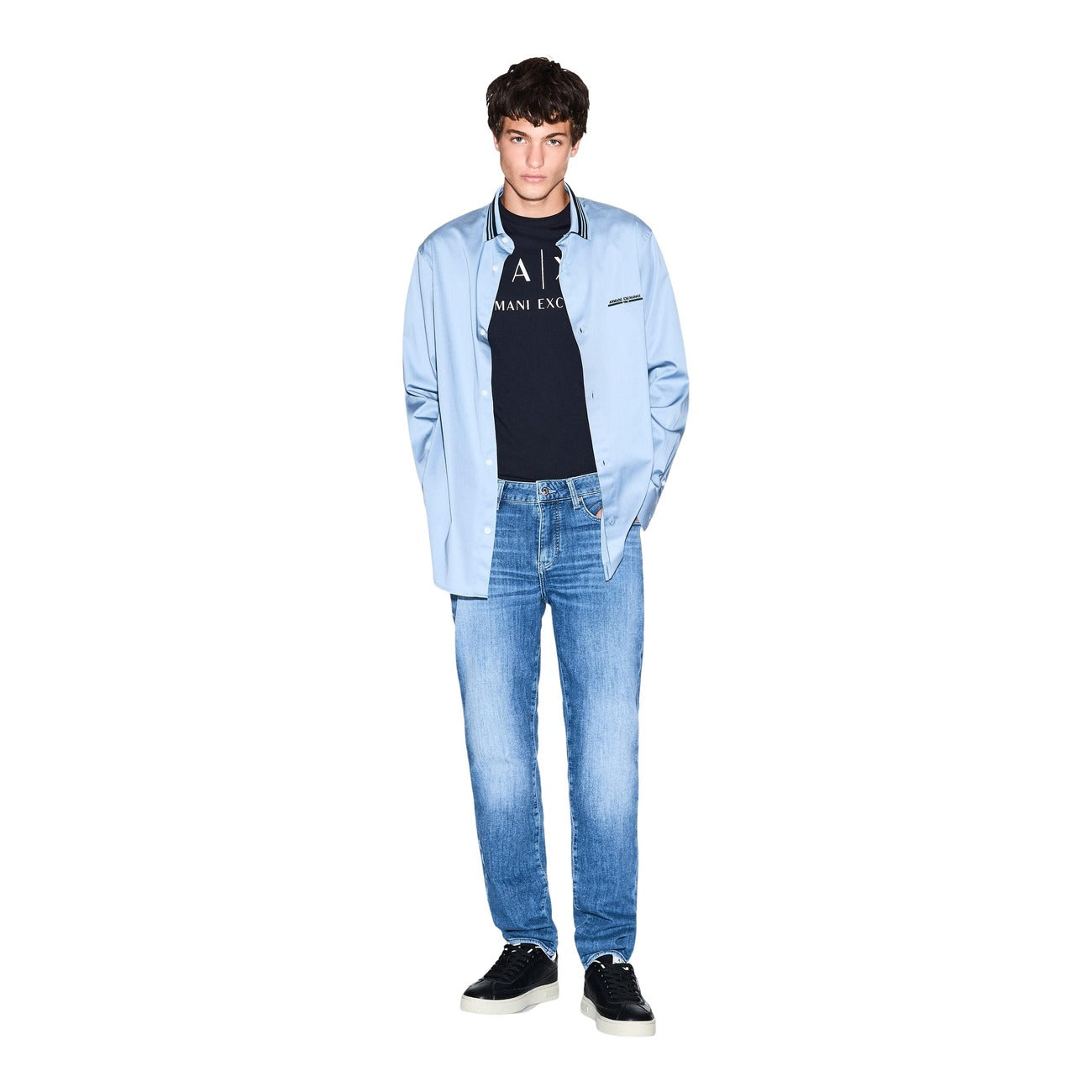 Armani Exchange Jeans Herren Blau