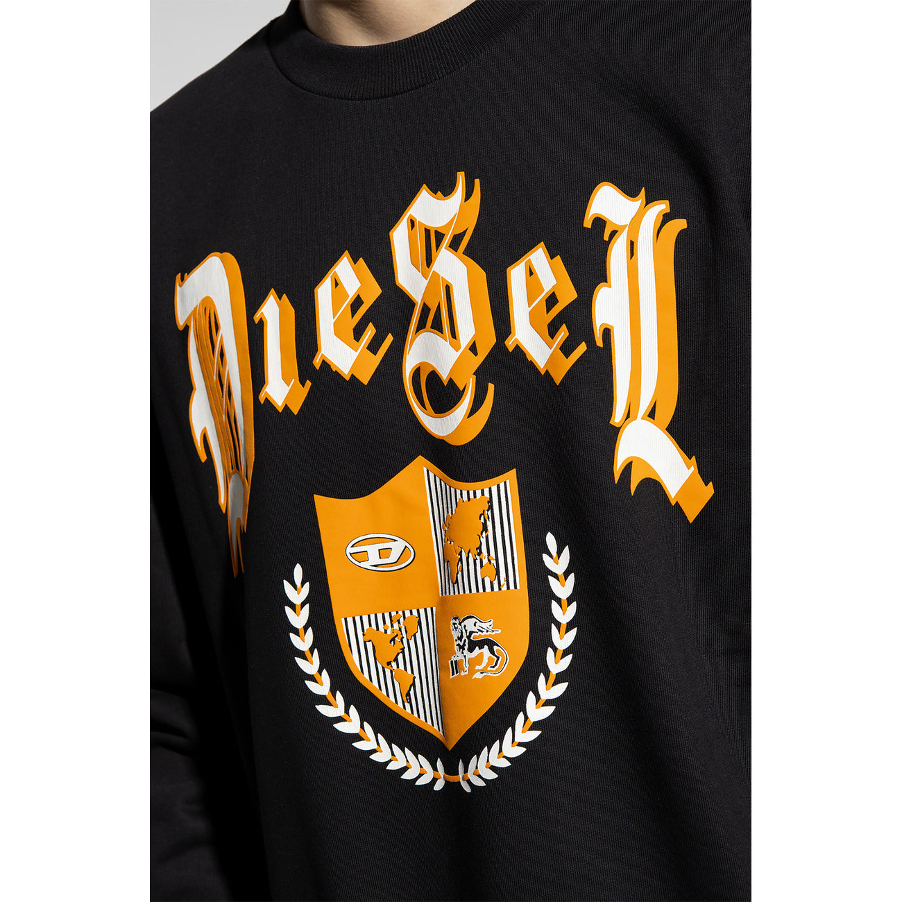 Diesel Sweatshirt Herren Schwarz Schwarz #2423079