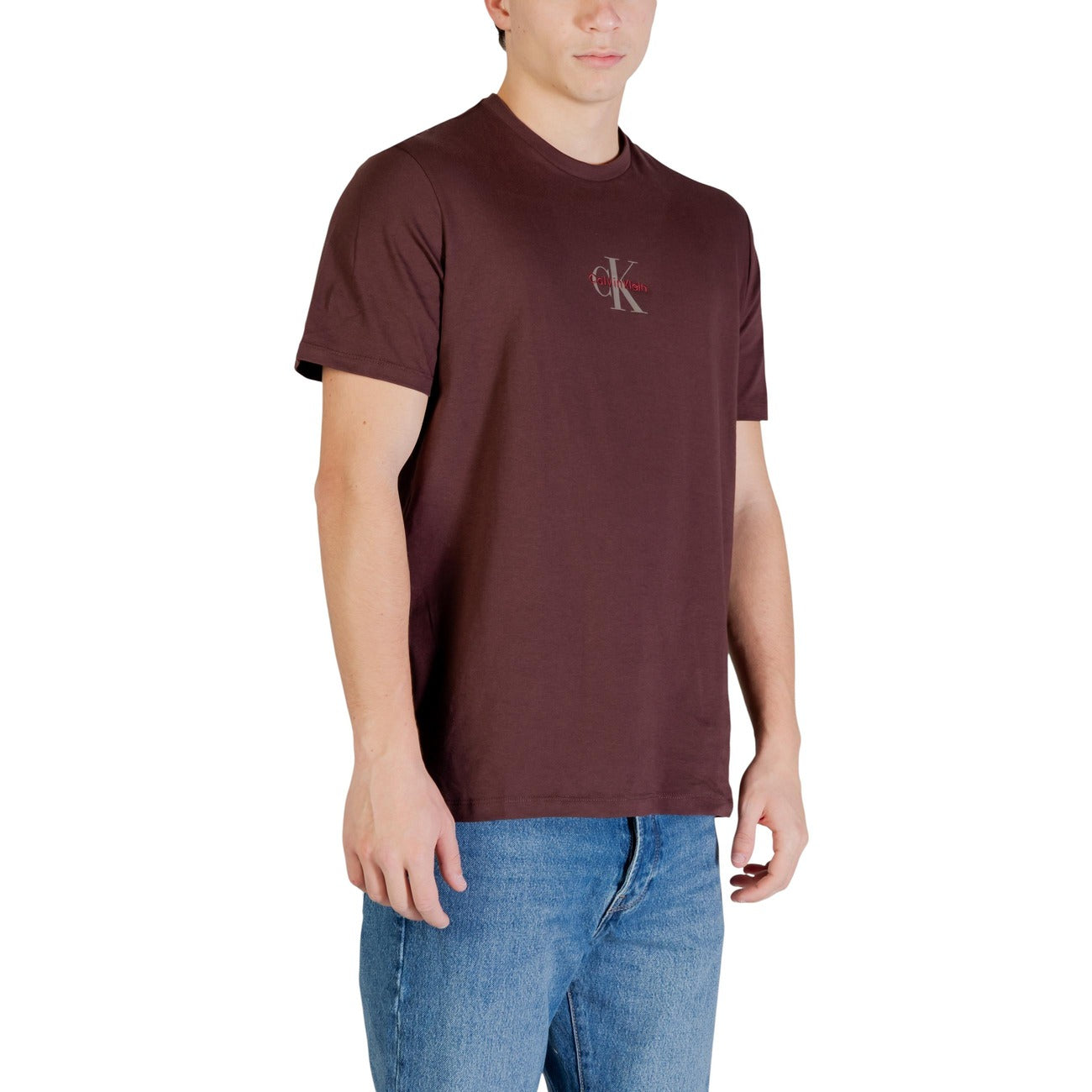 Calvin Klein Jeans T-Shirt Herren Braun #2469945