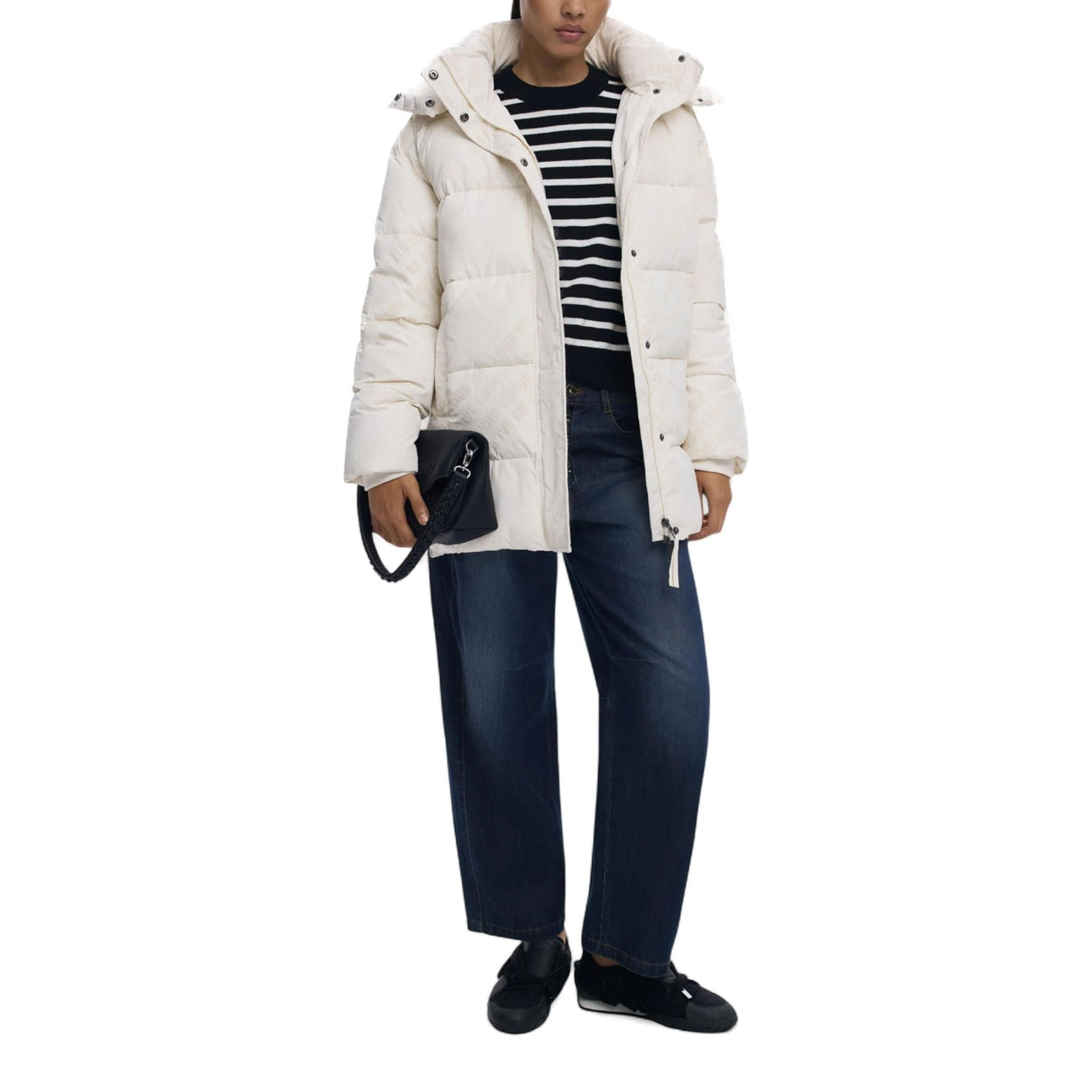 Desigual Windjack Dames Wit