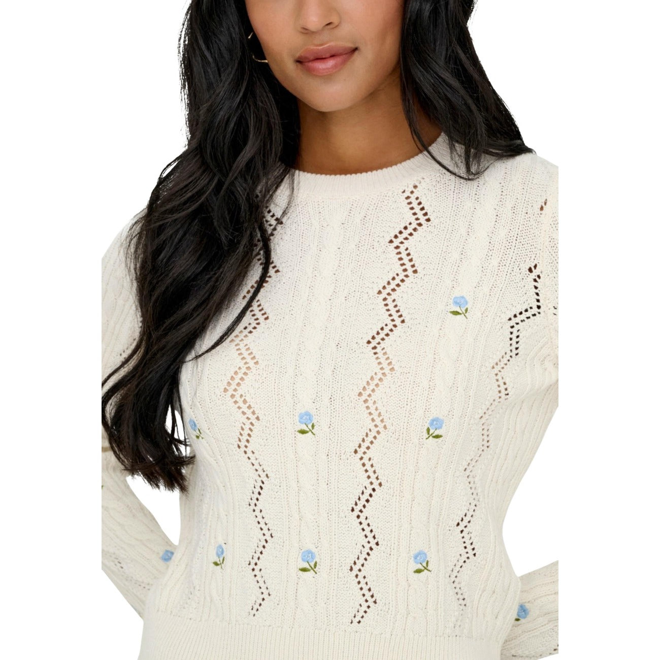 Only Strickmode Damen Weiß #2450156