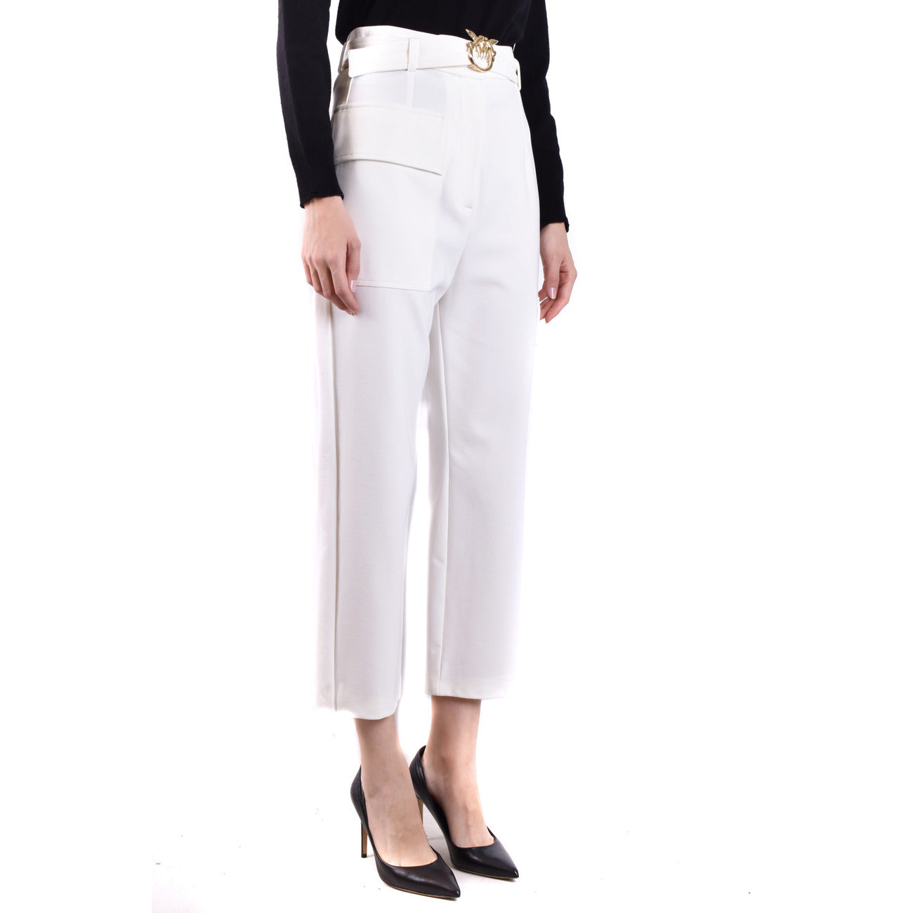 Pinko Broek Dames Wit #2423357