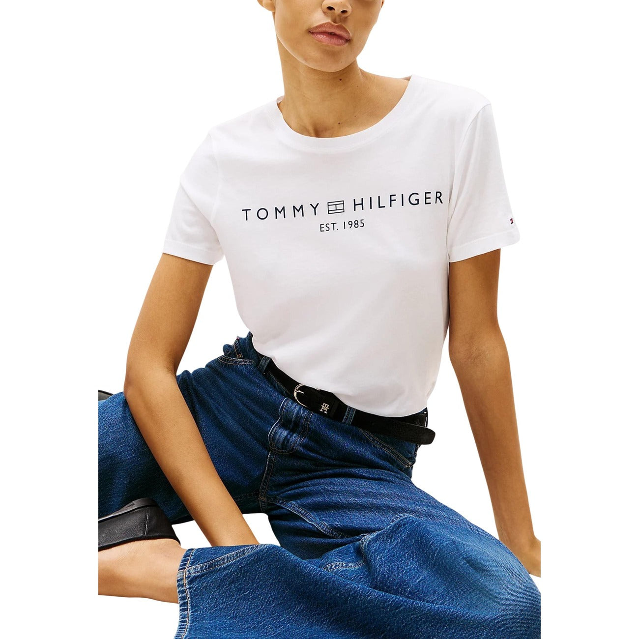 Tommy Hilfiger T-Shirt Damen Weiß