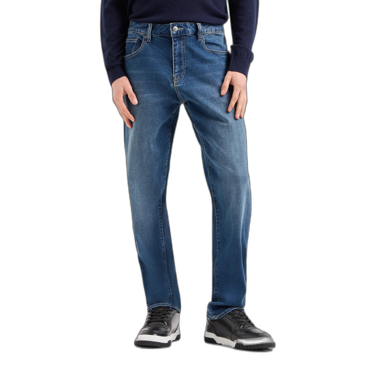 Armani Exchange Jeans Heren Blauw #2212404