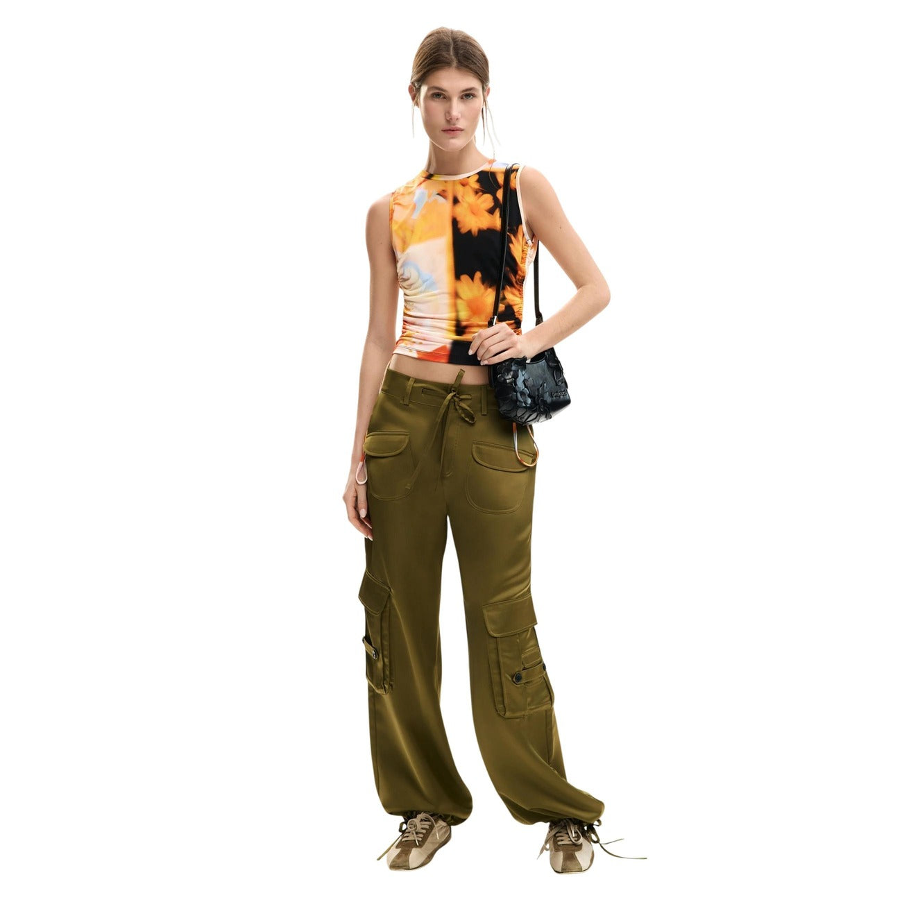 Desigual Top Damen Orange