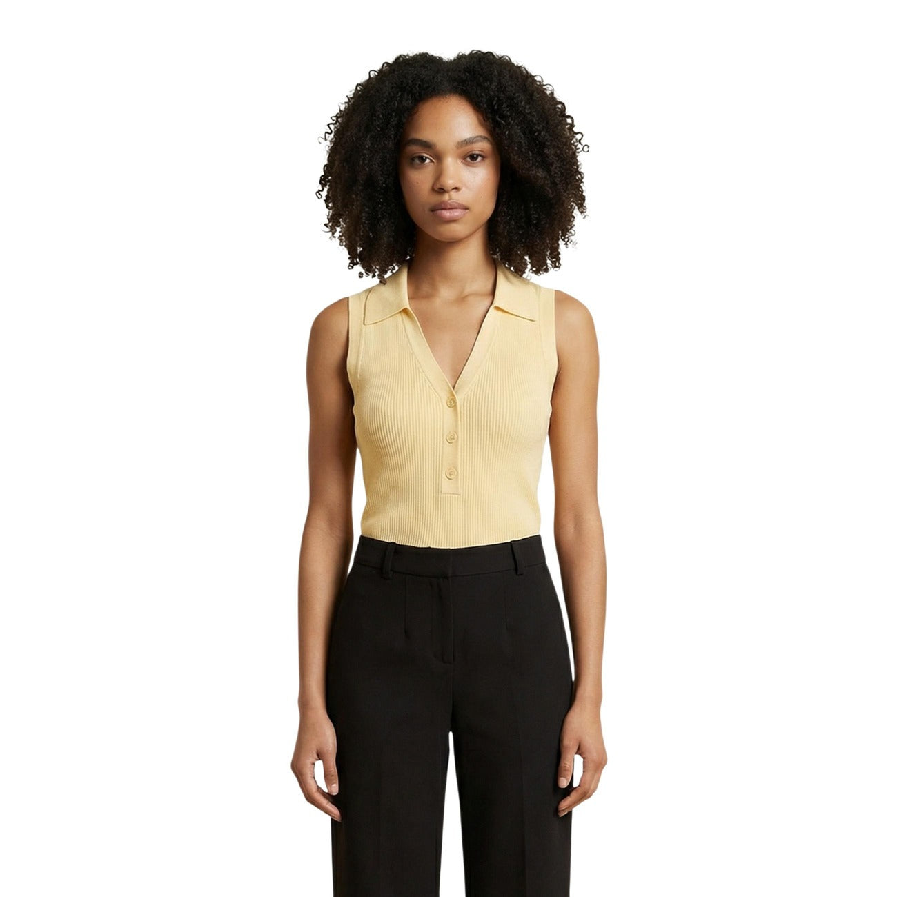 Jacqueline De Yong Strickjacke Damen Gelb