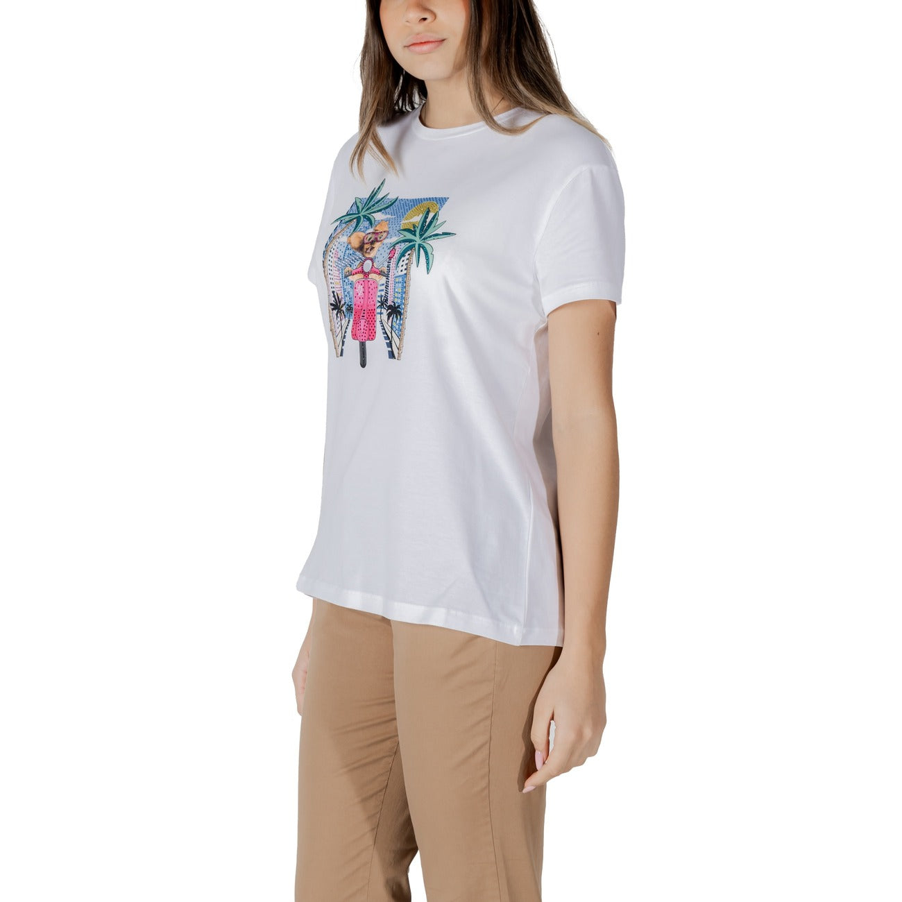 Liu Jo T-shirt Dames Wit #2410966