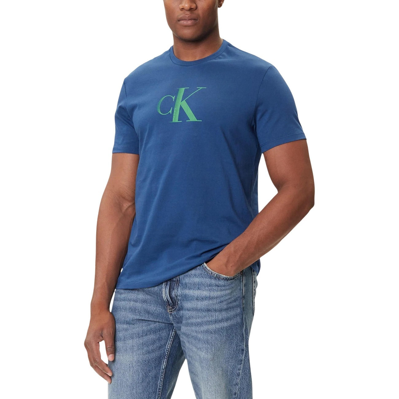 Calvin Klein Jeans T-Shirt Herren Blau #2445320