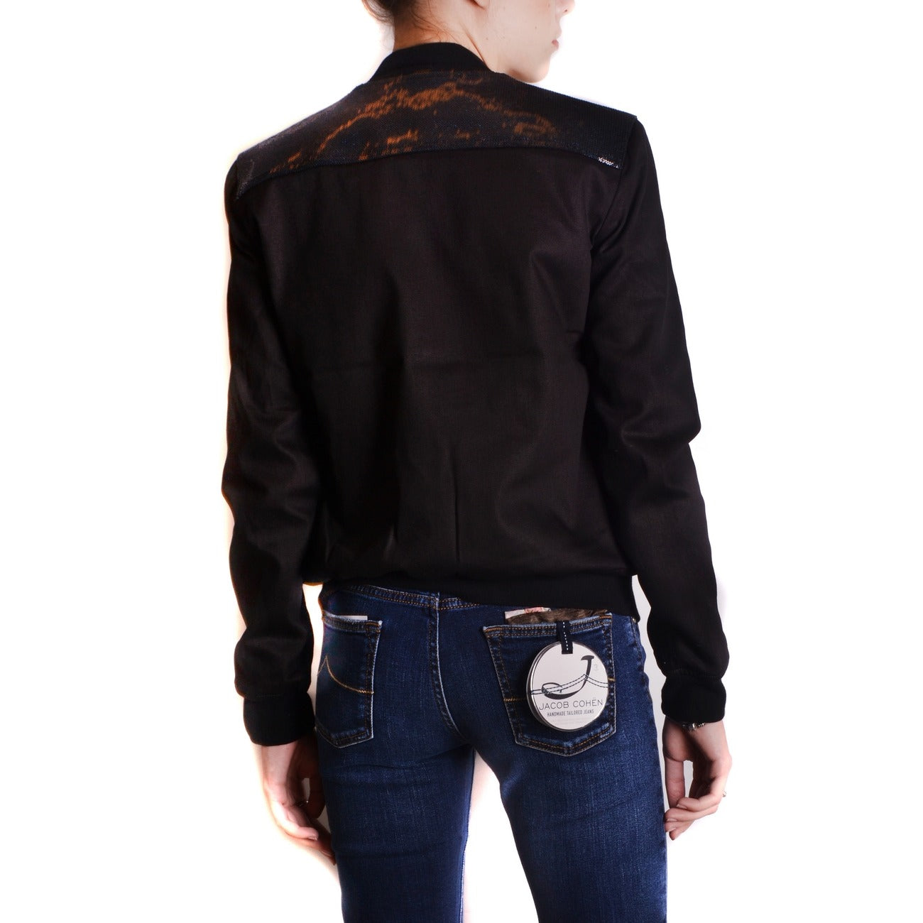 Jacob Cohen Riem Dames Zwart #2437667