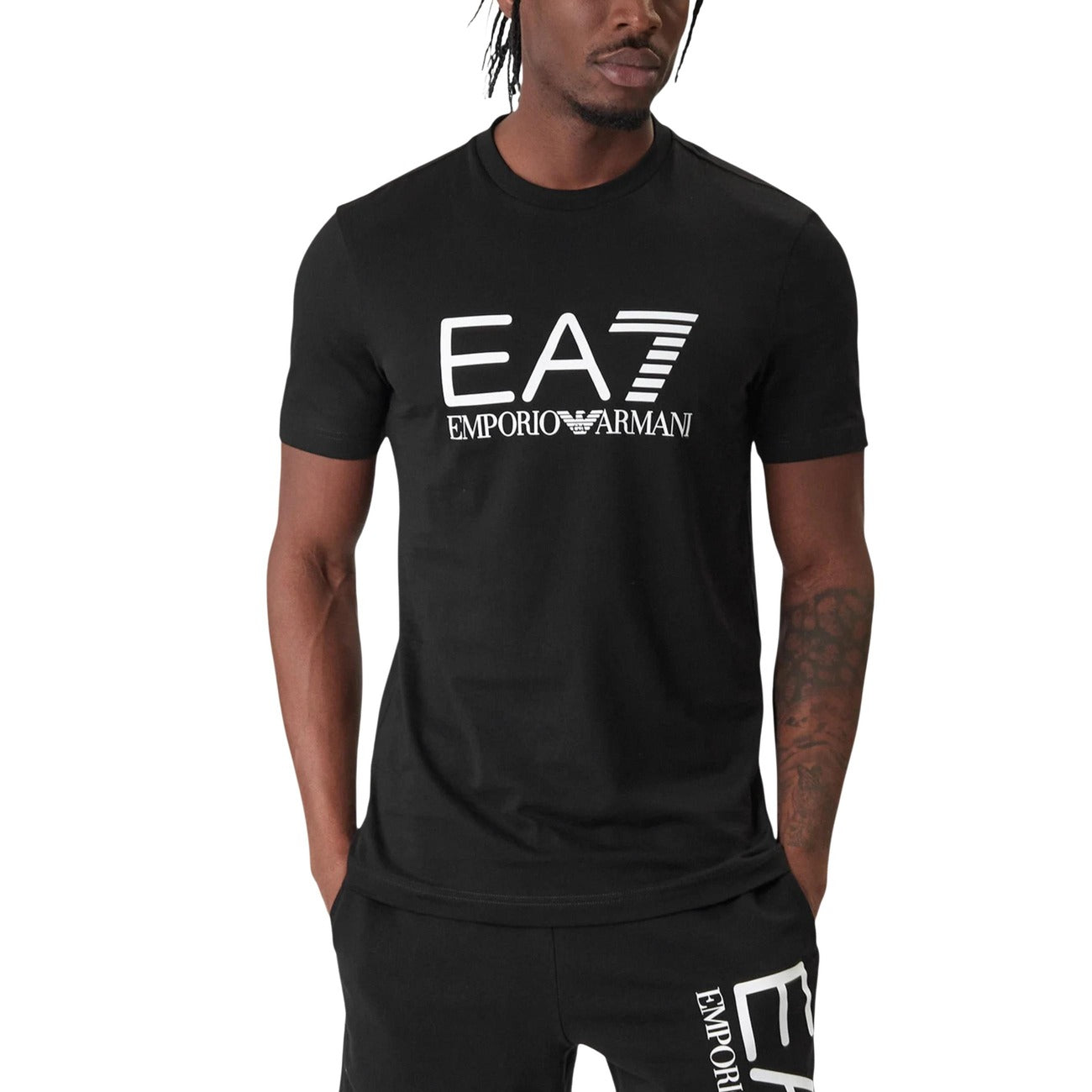 Ea7 T-Shirt Herren Hellblau