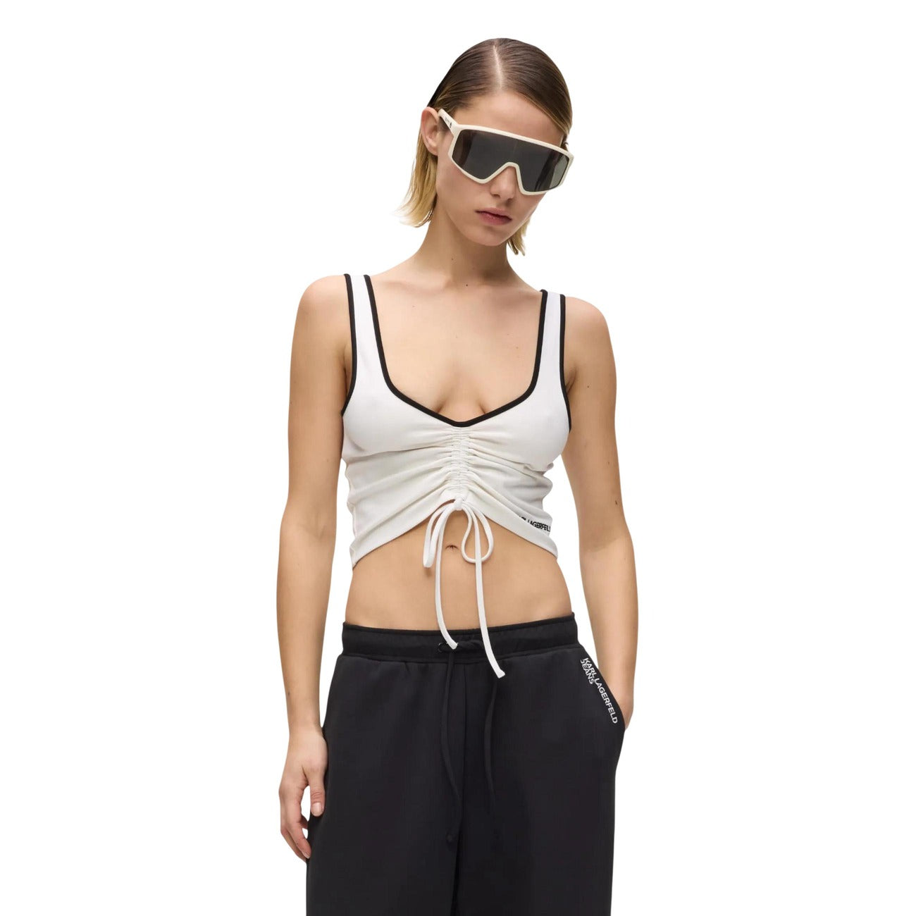 Karl Lagerfeld Jeans Top Damen Schwarz