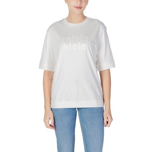 Calvin Klein Jeans T-Shirt Damen Weiß #2445548