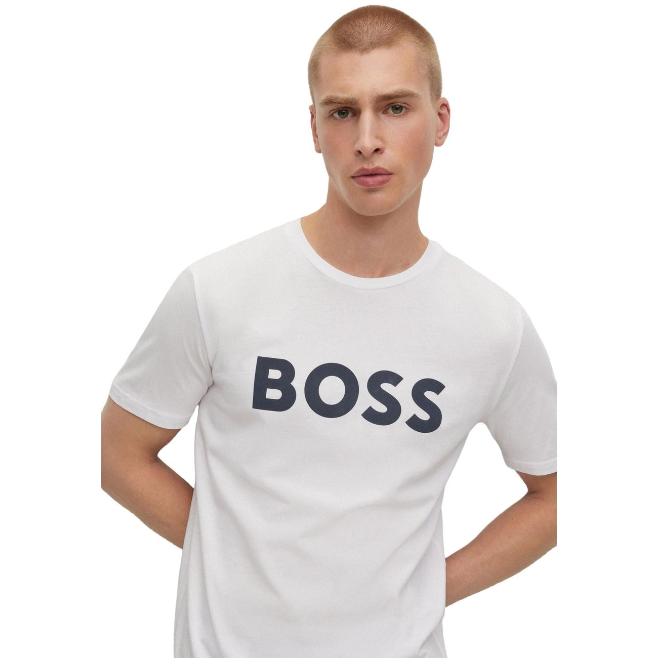 Boss T-shirt Heren Wit #2212700