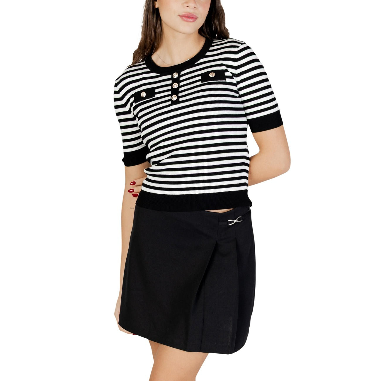 Morgan De Toi Strickmode Damen Weiß #2450710