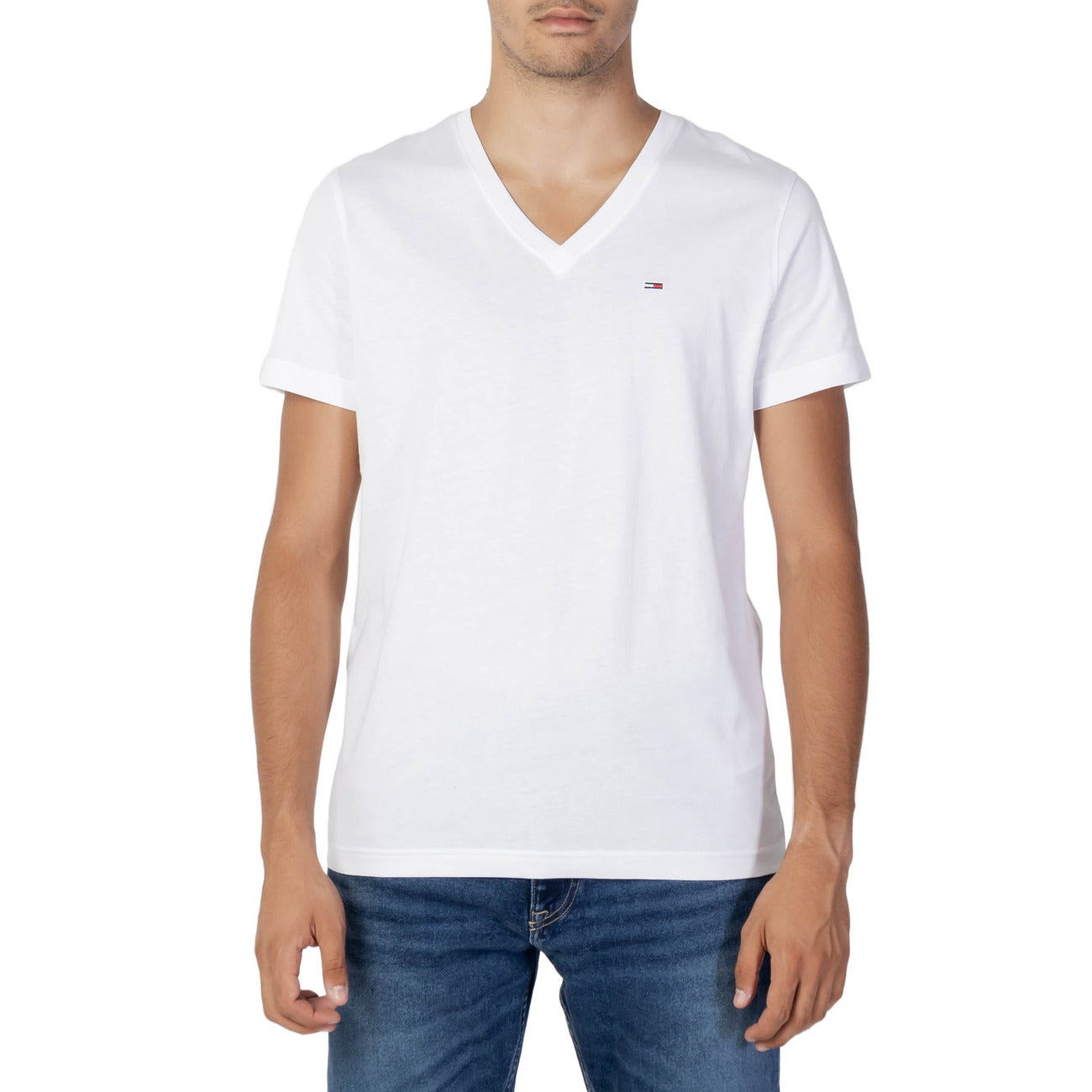 Tommy Hilfiger Jeans T-shirt Heren Zwart #2424639