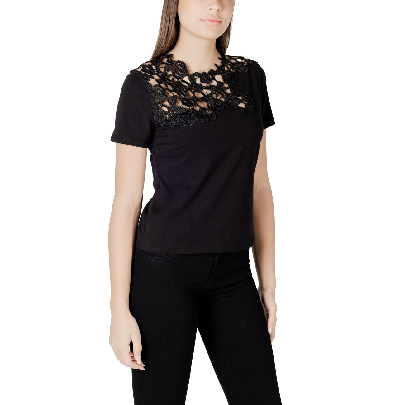Morgan De Toi T-shirt Dames Zwart Zwart #2418614