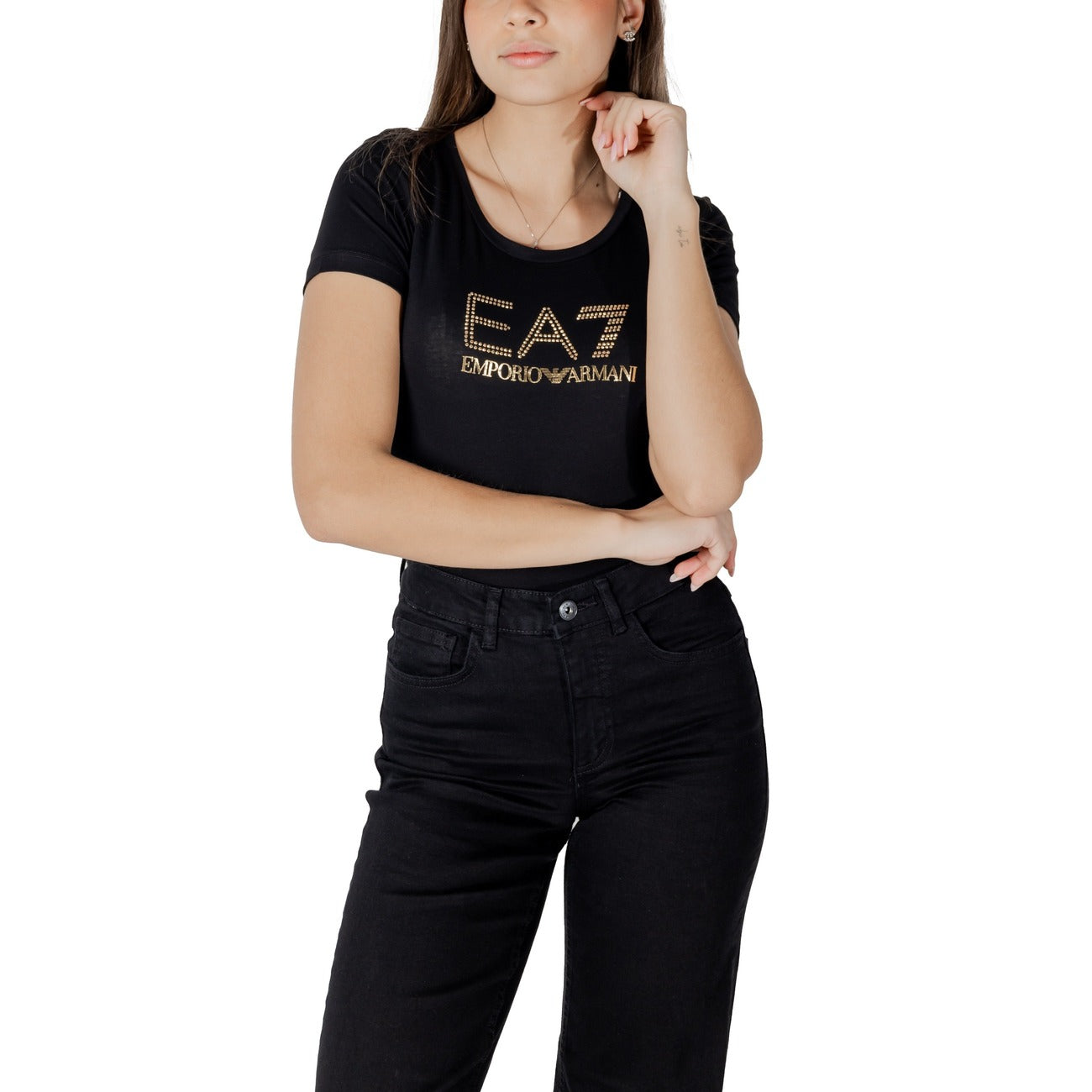 Ea7 T-shirt Dames Wit #2412485