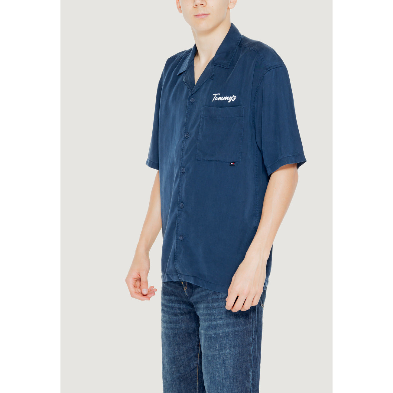 Tommy Hilfiger Jeans Shirt Heren Blauw #2249552